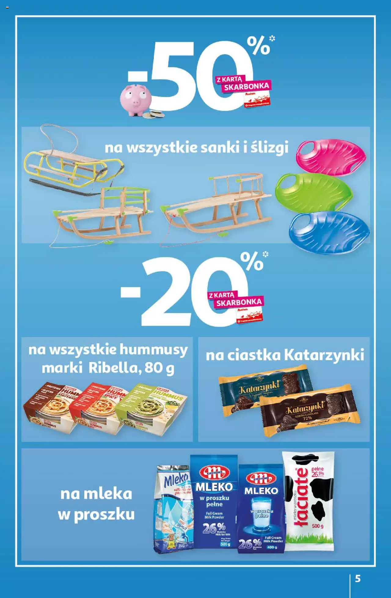 Auchan Wielkie Porządki w niskich cenach Hipermarket Gazetka ważna  od 16.02.2023 do 22.02.2023 strona 5