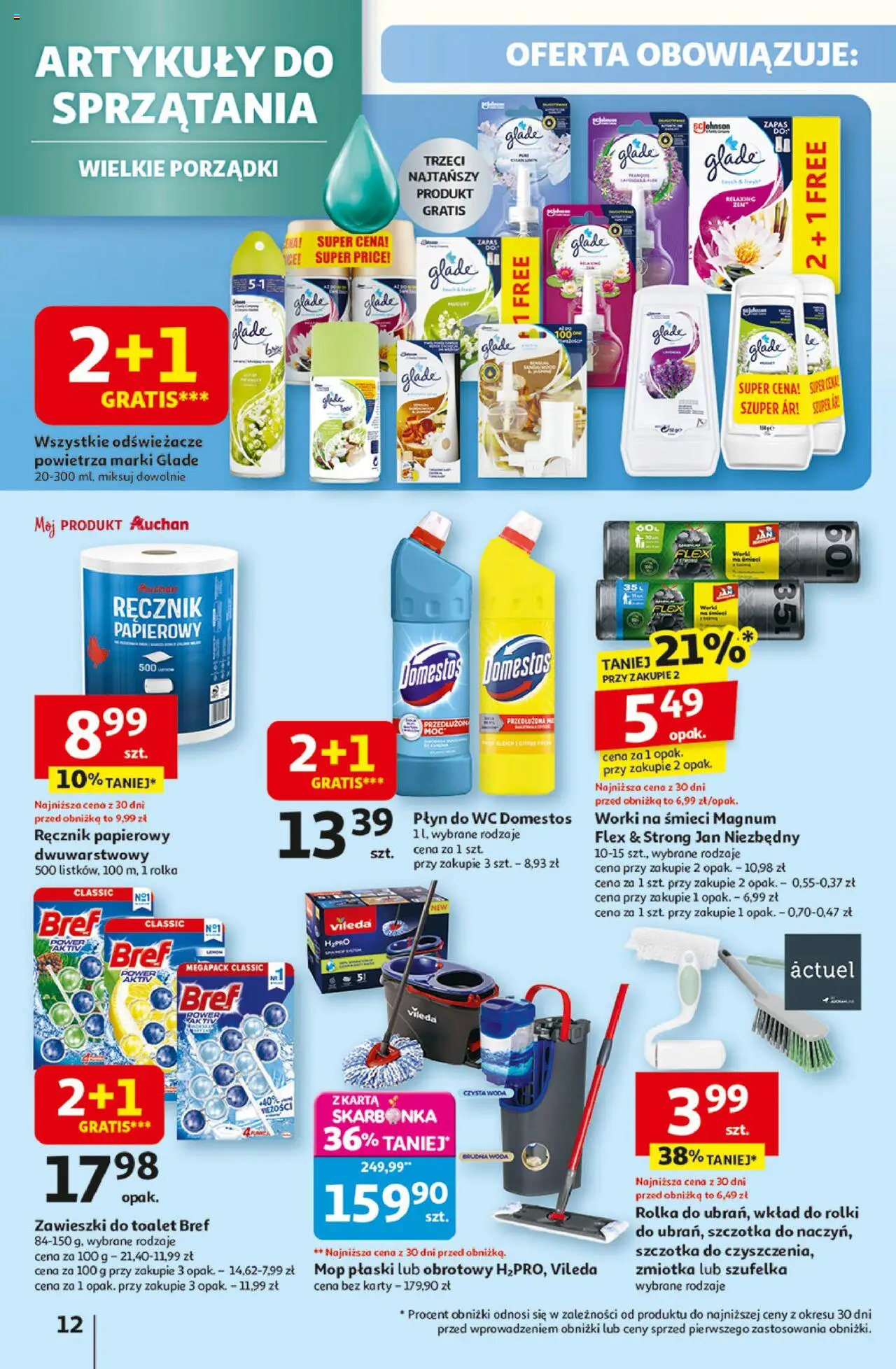 Auchan Wielkie przeboje cenowe Hipermarket Gazetka ważna od 02.10.2025 do 08.10.2025 strona 12
