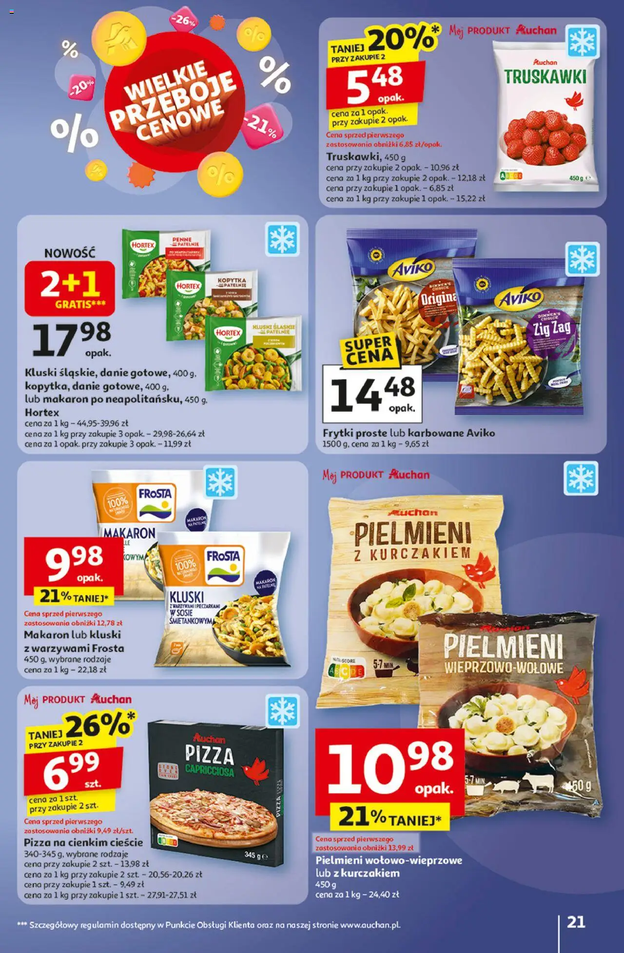 Auchan Wielkie przeboje cenowe Hipermarket Gazetka ważna od 02.10.2025 do 08.10.2025 strona 21