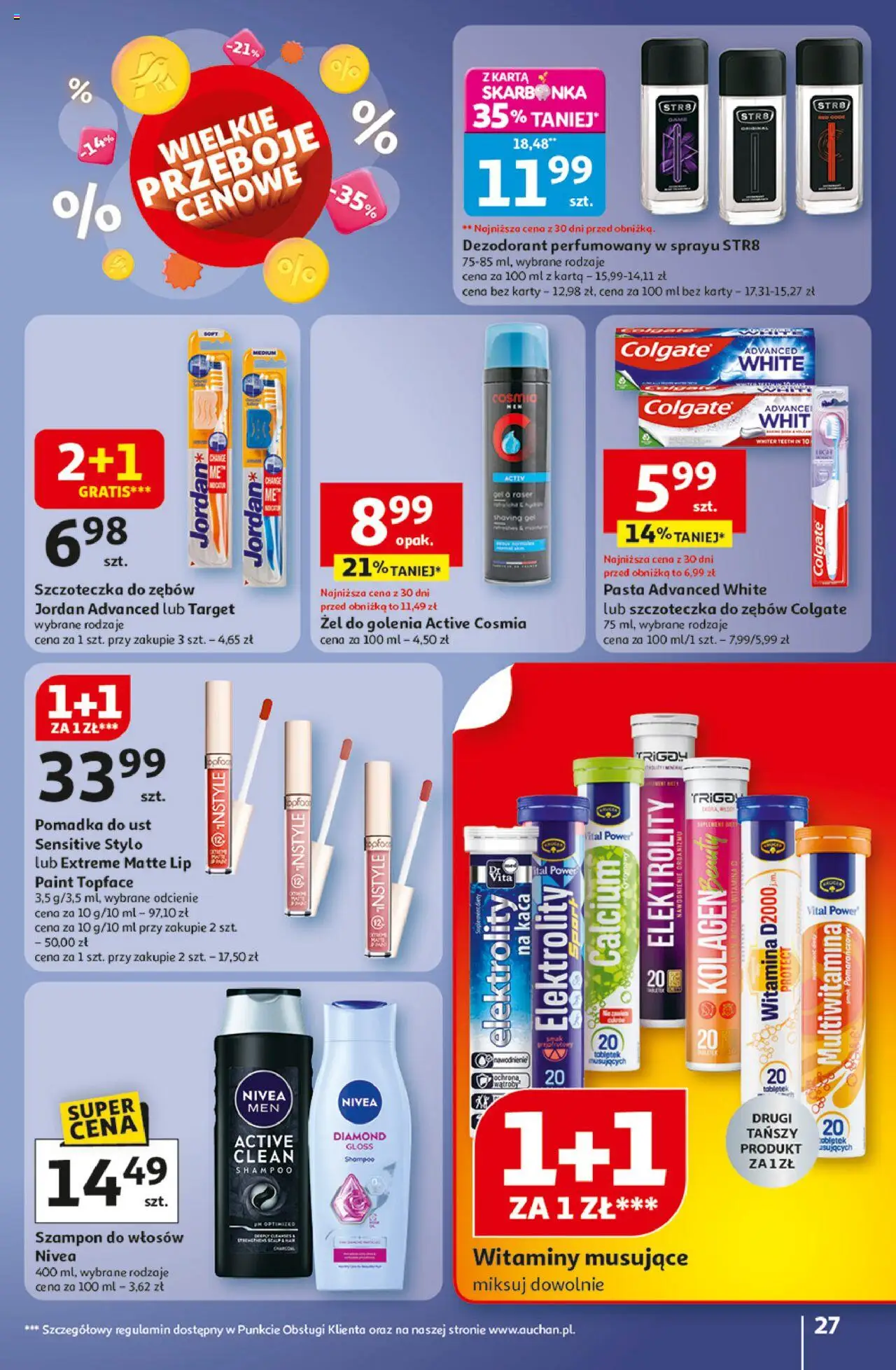 Auchan Wielkie przeboje cenowe Hipermarket Gazetka ważna od 02.10.2025 do 08.10.2025 strona 27