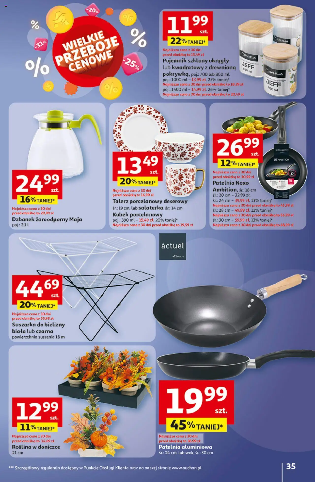 Auchan Wielkie przeboje cenowe Hipermarket Gazetka ważna od 02.10.2025 do 08.10.2025 strona 35
