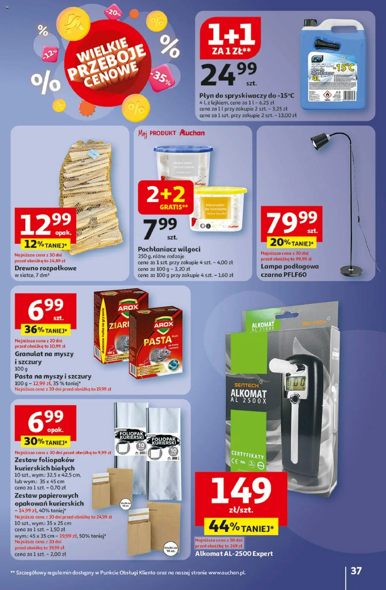 Auchan Wielkie przeboje cenowe Hipermarket Gazetka ważna od 02.10.2025 do 08.10.2025 strona 37