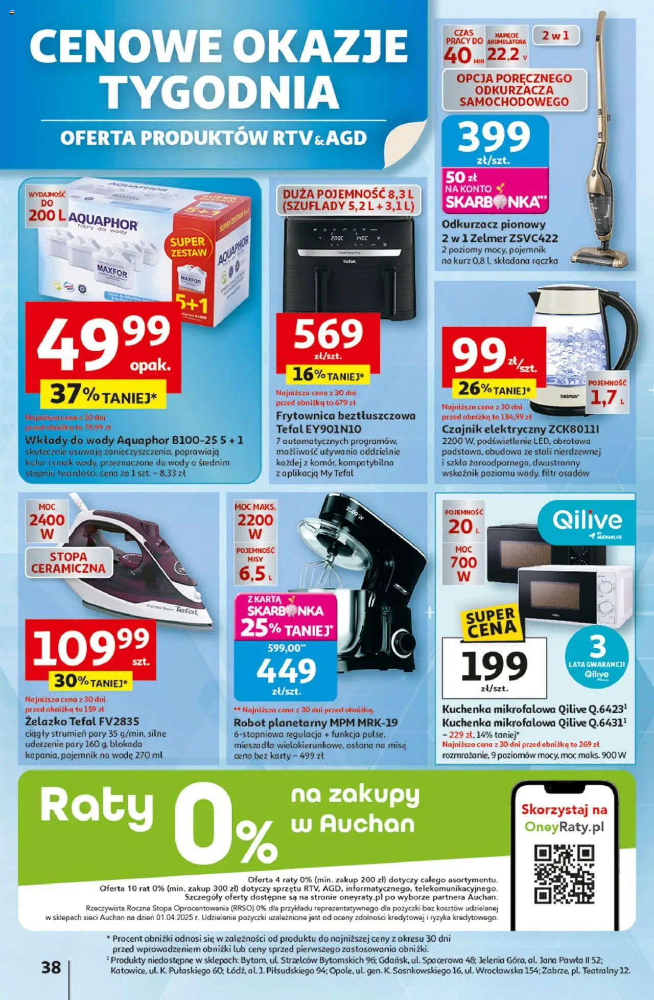 Auchan Wielkie przeboje cenowe Hipermarket Gazetka ważna od 02.10.2025 do 08.10.2025 strona 38