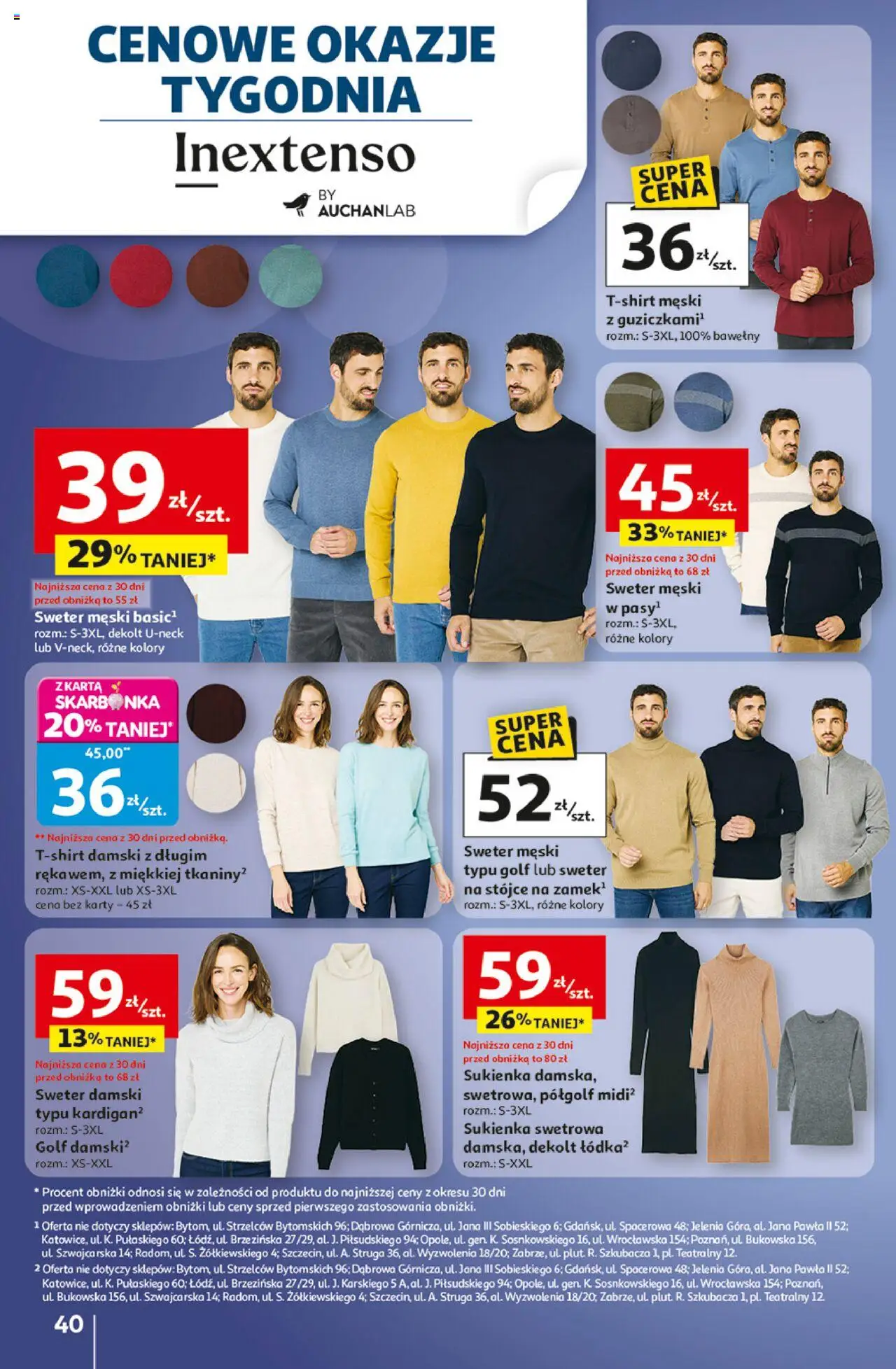 Auchan Wielkie przeboje cenowe Hipermarket Gazetka ważna od 02.10.2025 do 08.10.2025 strona 40