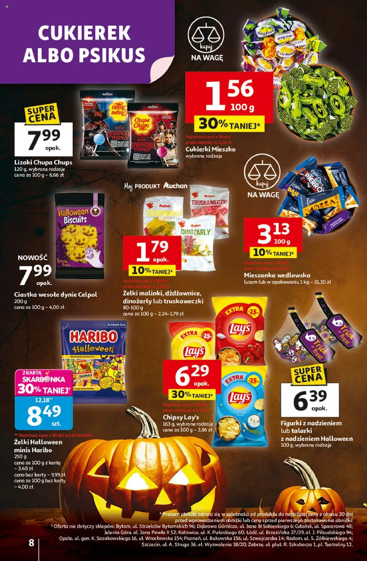 Auchan Wielkie przeboje cenowe Hipermarket Gazetka ważna od 02.10.2025 do 08.10.2025 strona 8