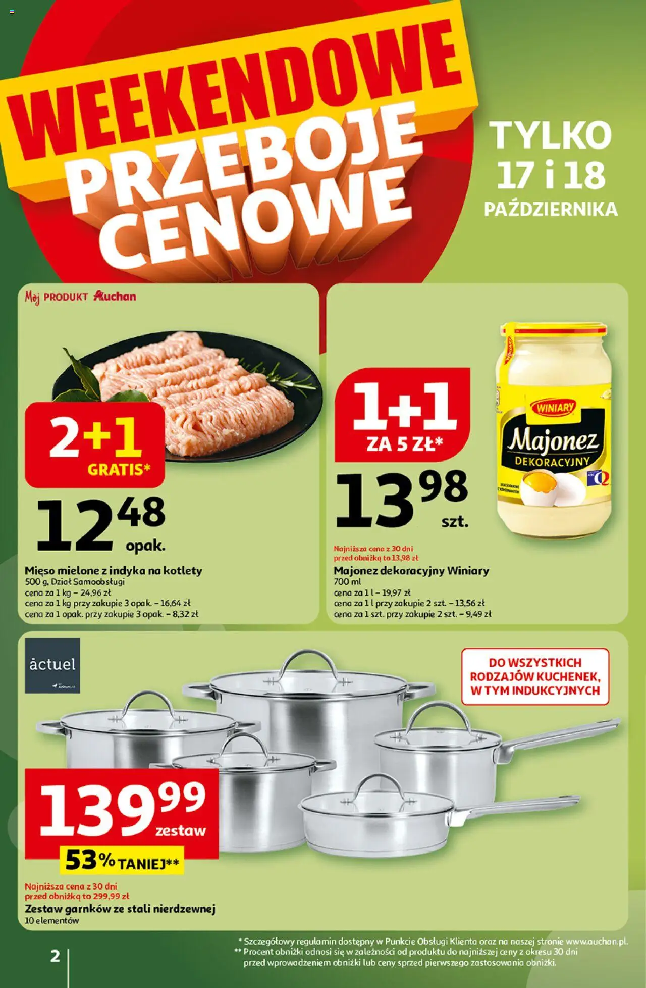 Auchan Wielkie przeboje cenowe Hipermarket  Gazetka ważna od 16.10.2025 do 22.10.2025 strona 2