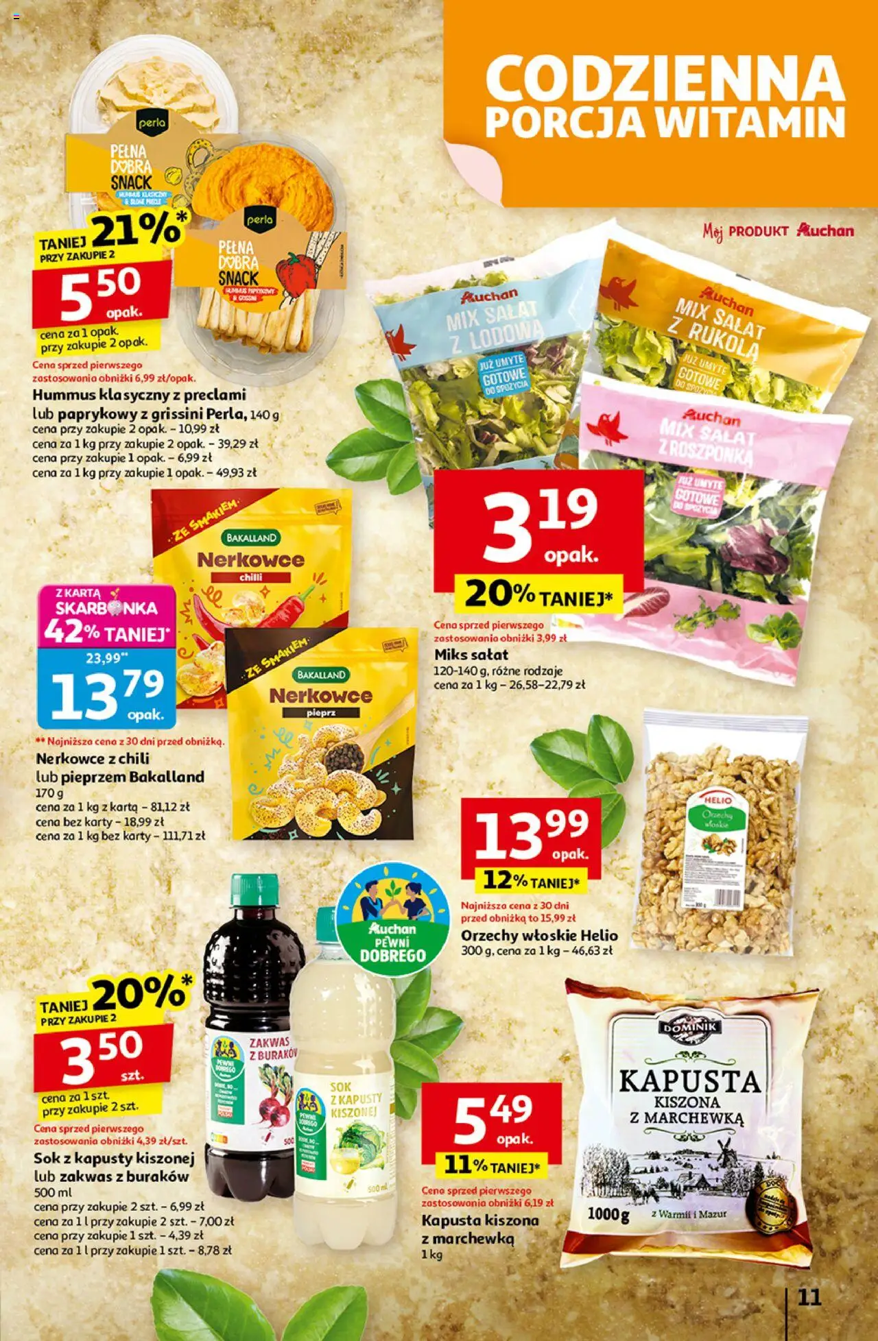 Auchan Wielkie przeboje cenowe Hipermarket  Gazetka ważna od 16.10.2025 do 22.10.2025 strona 11