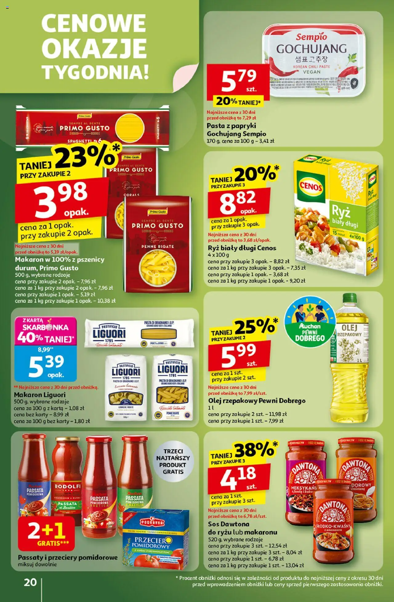 Auchan Wielkie przeboje cenowe Hipermarket  Gazetka ważna od 16.10.2025 do 22.10.2025 strona 20