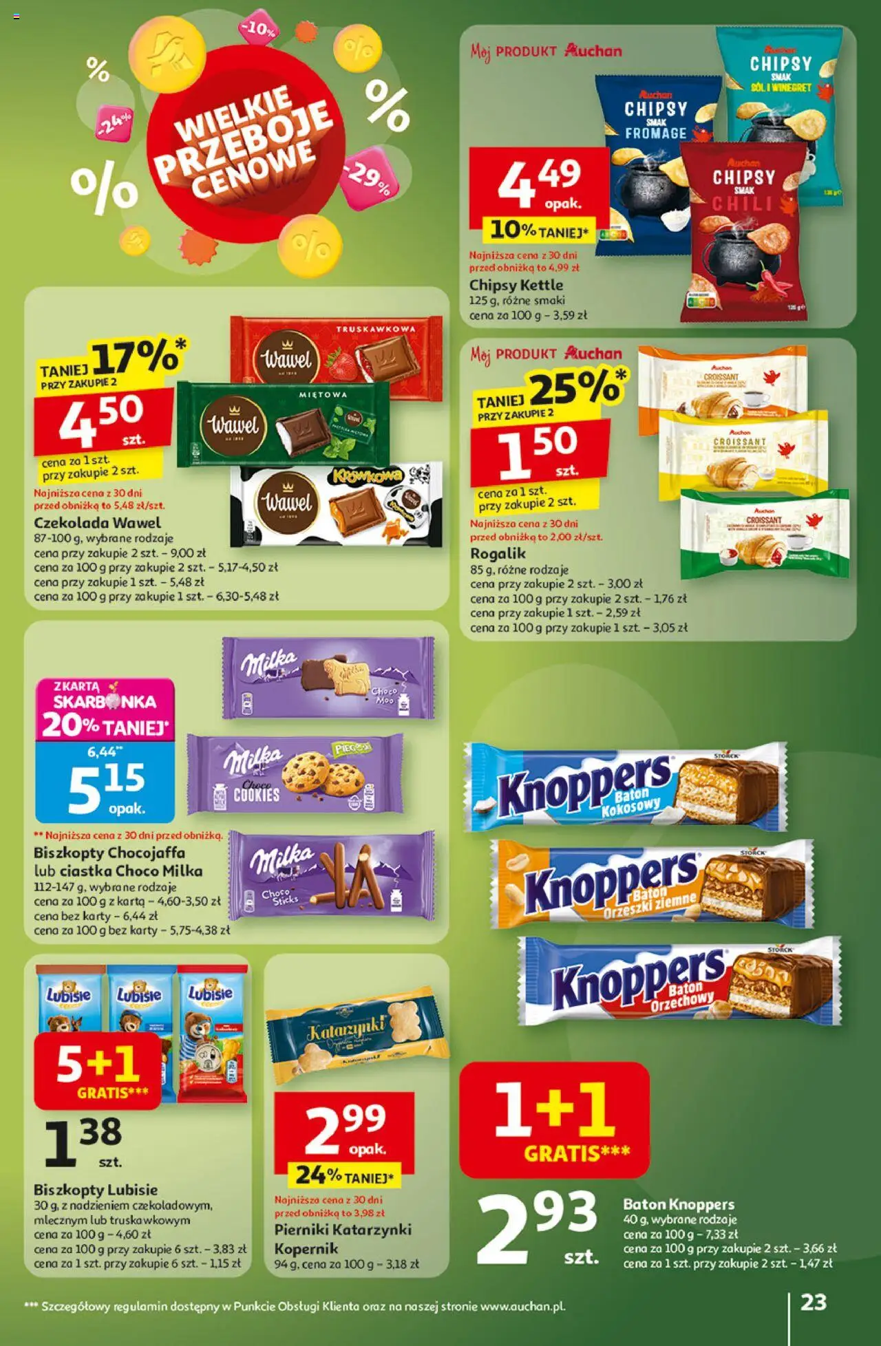 Auchan Wielkie przeboje cenowe Hipermarket  Gazetka ważna od 16.10.2025 do 22.10.2025 strona 23