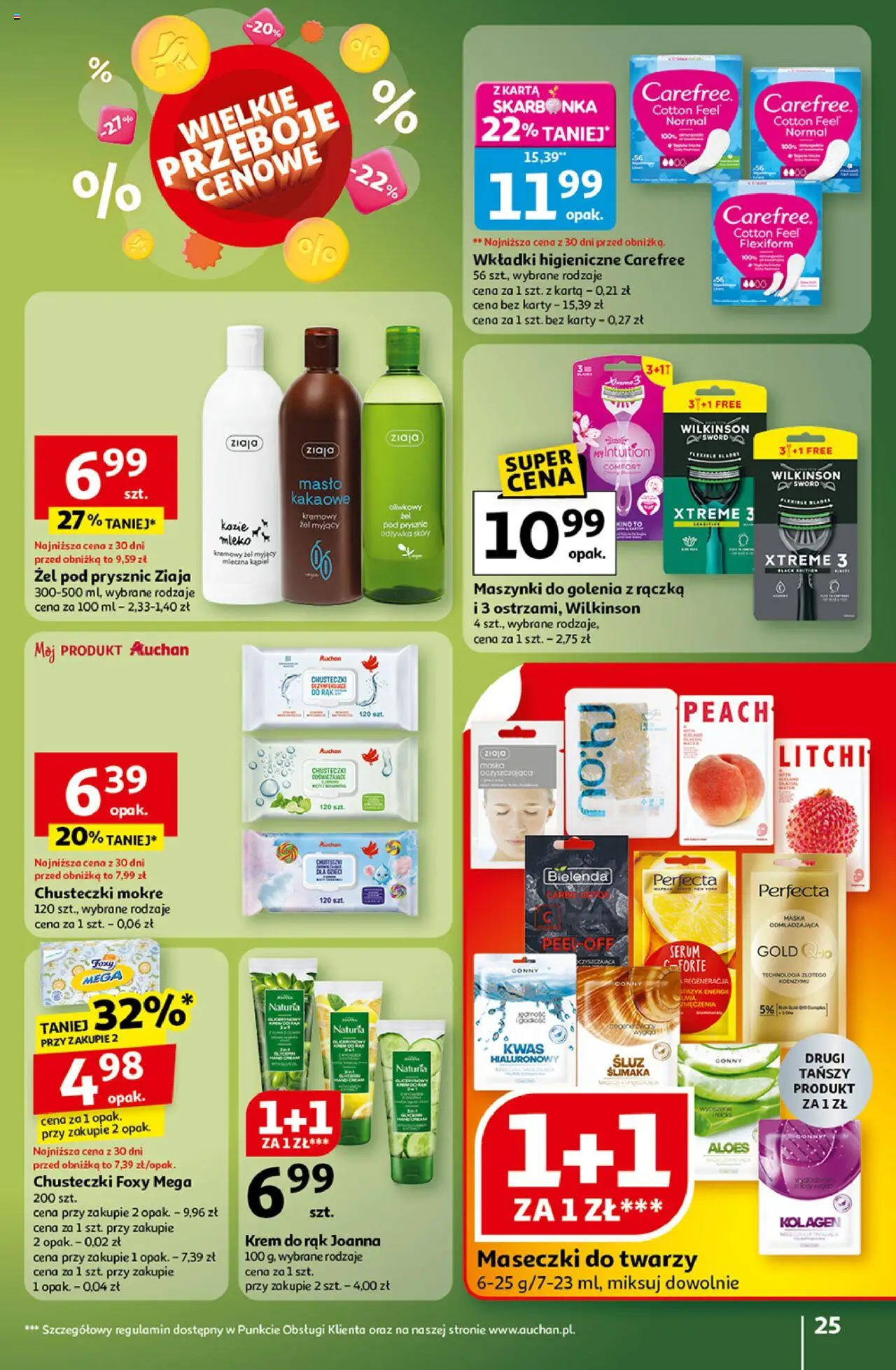 Auchan Wielkie przeboje cenowe Hipermarket  Gazetka ważna od 16.10.2025 do 22.10.2025 strona 25