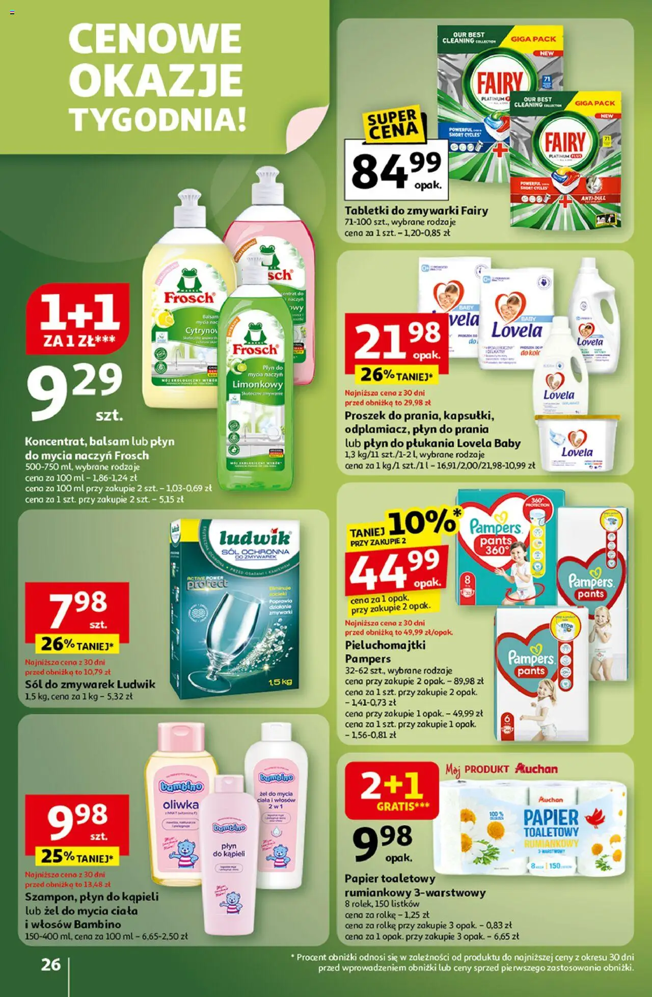 Auchan Wielkie przeboje cenowe Hipermarket  Gazetka ważna od 16.10.2025 do 22.10.2025 strona 26