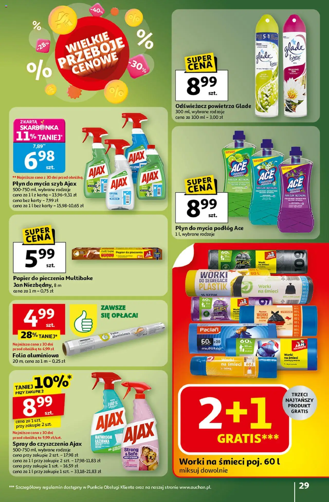 Auchan Wielkie przeboje cenowe Hipermarket  Gazetka ważna od 16.10.2025 do 22.10.2025 strona 29