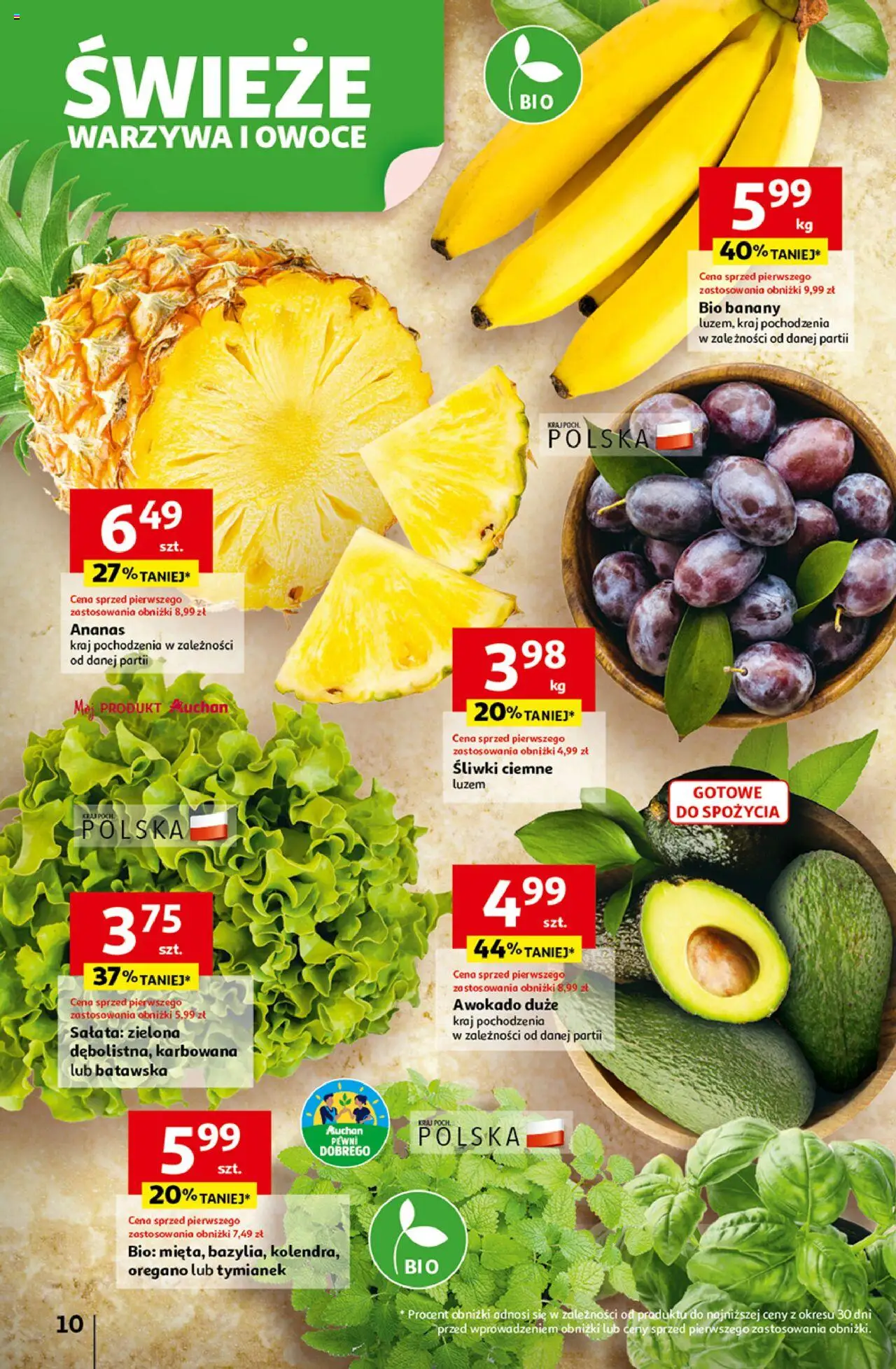 Auchan Wielkie przeboje cenowe Hipermarket  Gazetka ważna od 16.10.2025 do 22.10.2025 strona 10