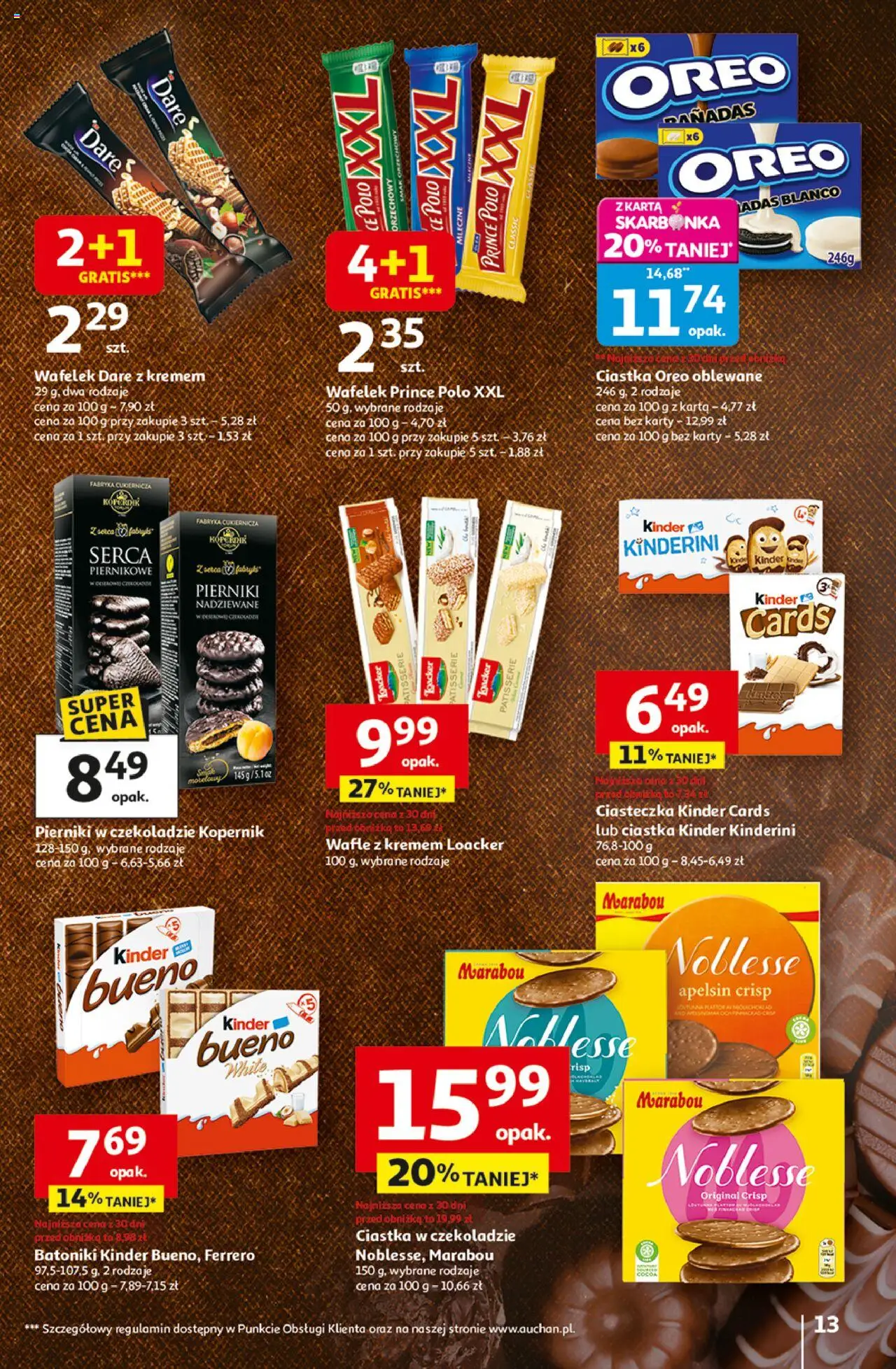 Auchan Wielkie przeboje cenowe Hipermarket Gazetka ważna od 23.10.2025 do 29.10.2025 strona 13