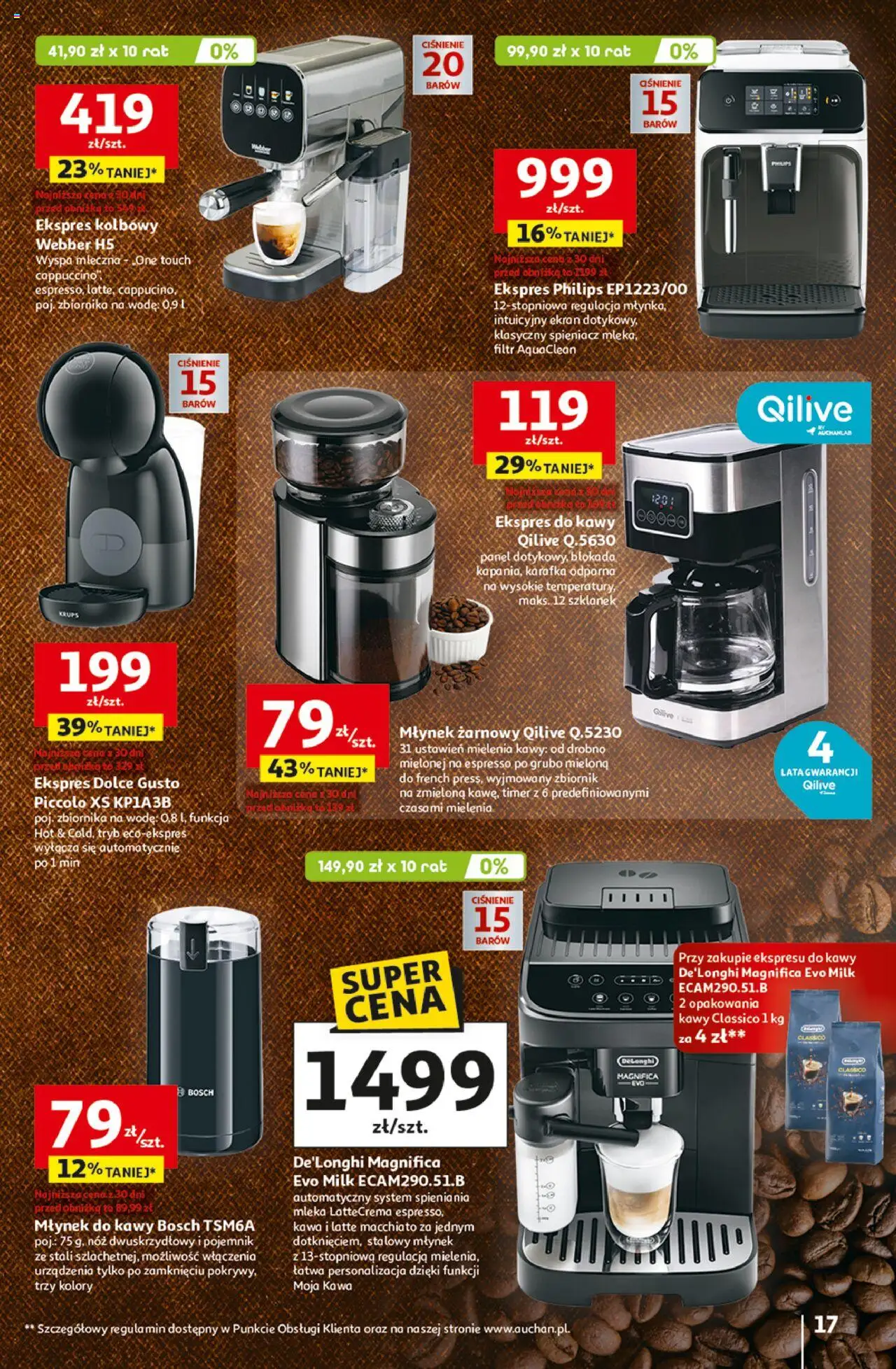 Auchan Wielkie przeboje cenowe Hipermarket Gazetka ważna od 23.10.2025 do 29.10.2025 strona 17