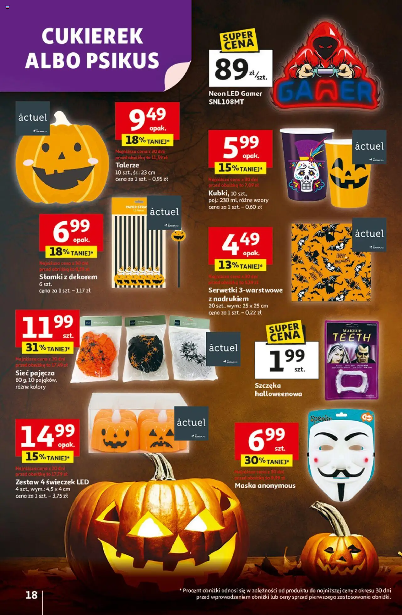 Auchan Wielkie przeboje cenowe Hipermarket Gazetka ważna od 23.10.2025 do 29.10.2025 strona 18