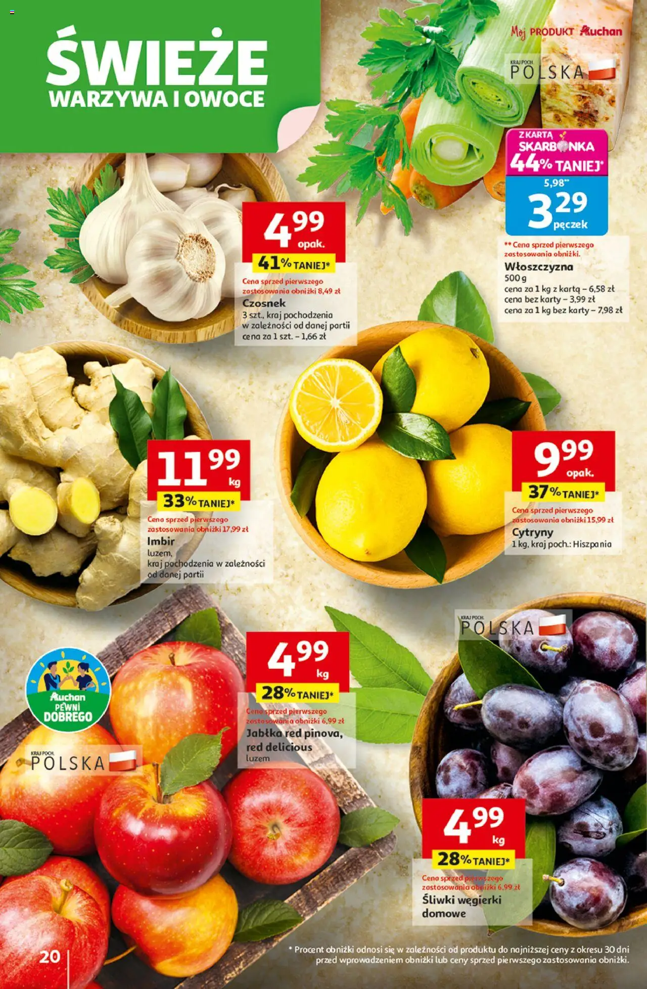 Auchan Wielkie przeboje cenowe Hipermarket Gazetka ważna od 23.10.2025 do 29.10.2025 strona 20