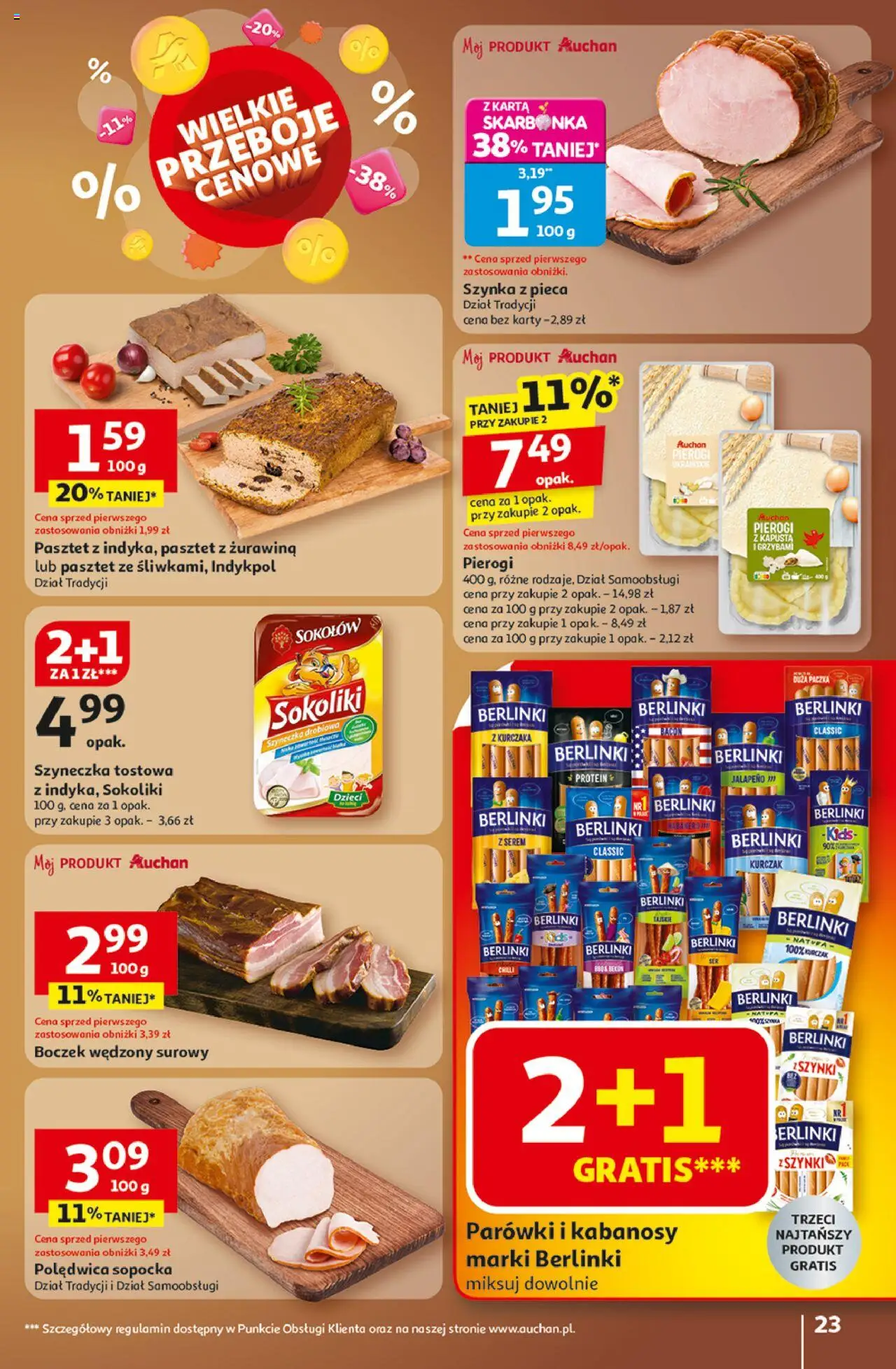 Auchan Wielkie przeboje cenowe Hipermarket Gazetka ważna od 23.10.2025 do 29.10.2025 strona 23