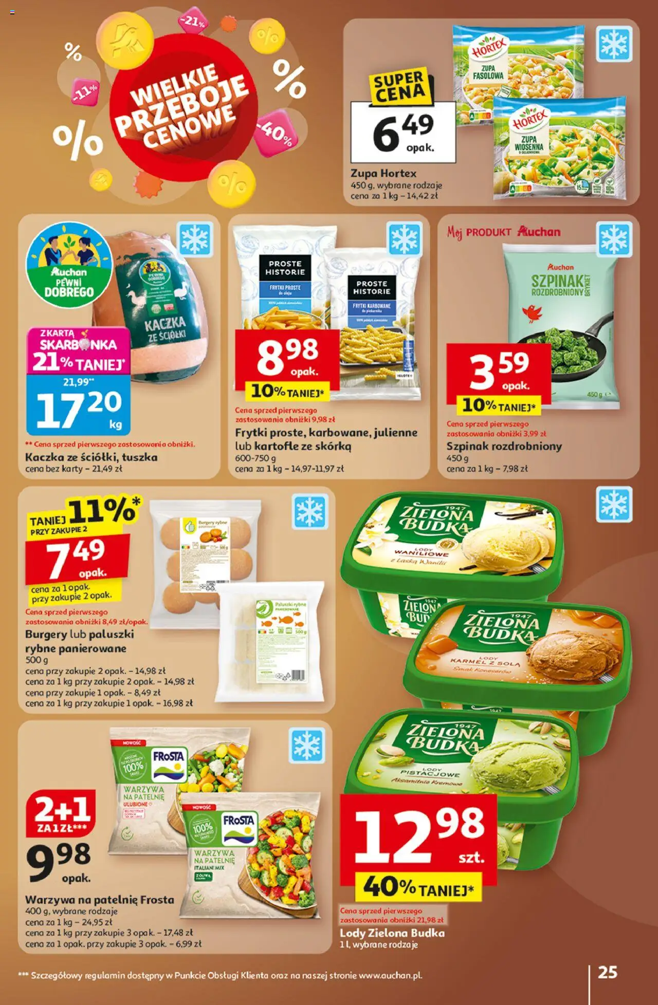 Auchan Wielkie przeboje cenowe Hipermarket Gazetka ważna od 23.10.2025 do 29.10.2025 strona 25