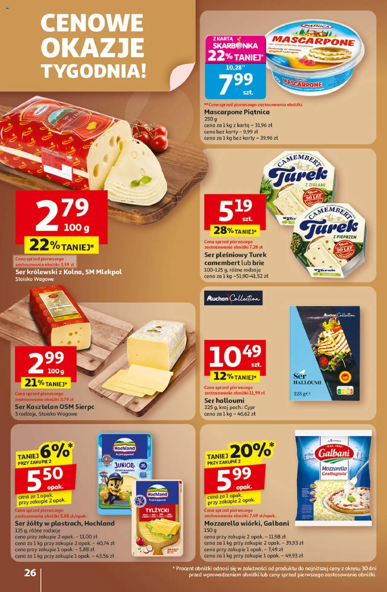Auchan Wielkie przeboje cenowe Hipermarket Gazetka ważna od 23.10.2025 do 29.10.2025 strona 26