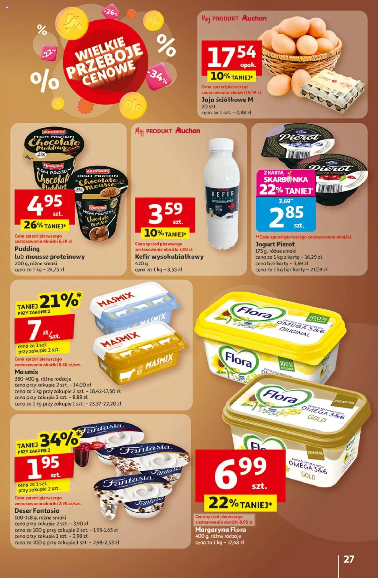 Auchan Wielkie przeboje cenowe Hipermarket Gazetka ważna od 23.10.2025 do 29.10.2025 strona 27
