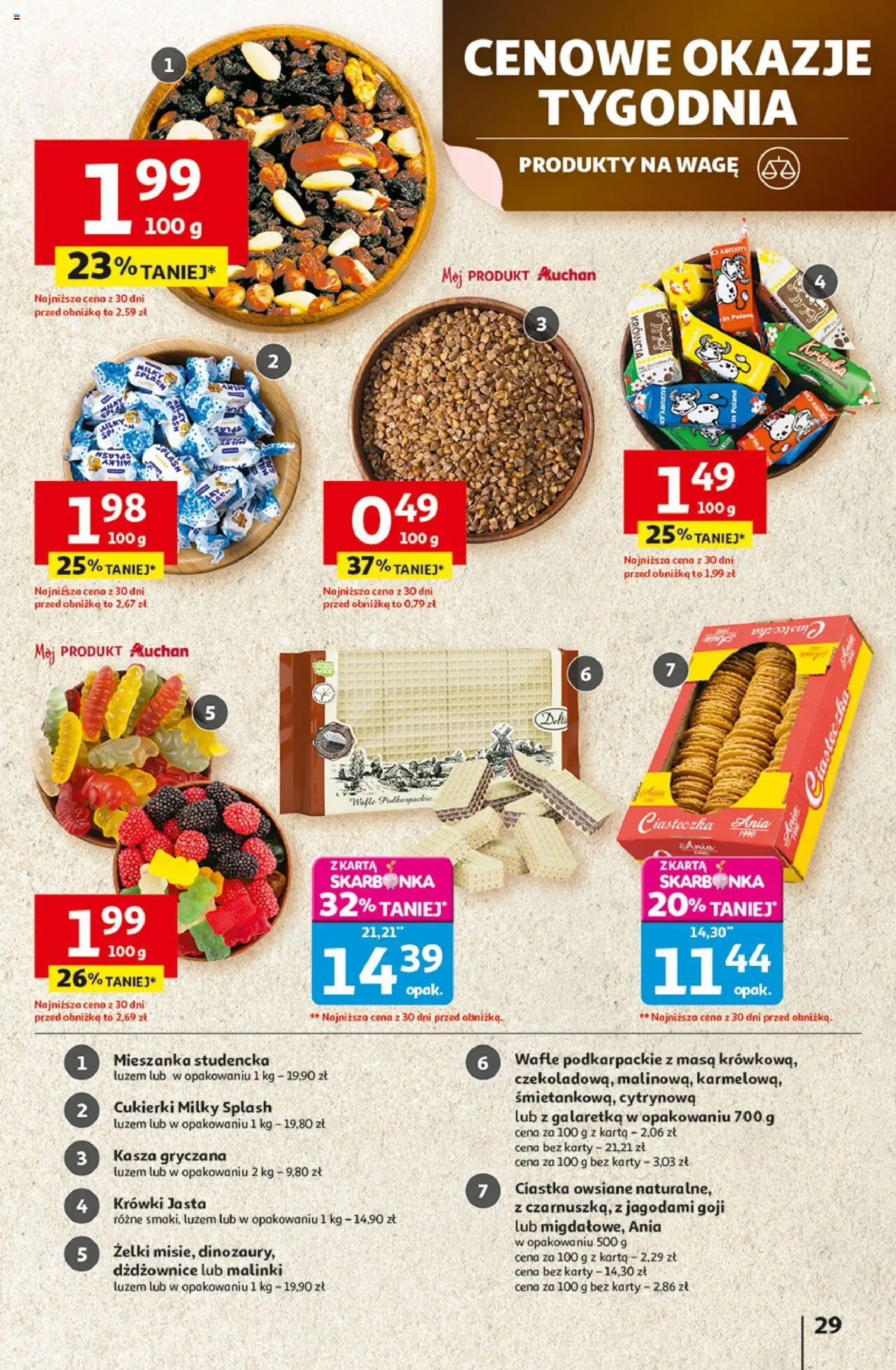 Auchan Wielkie przeboje cenowe Hipermarket Gazetka ważna od 23.10.2025 do 29.10.2025 strona 29