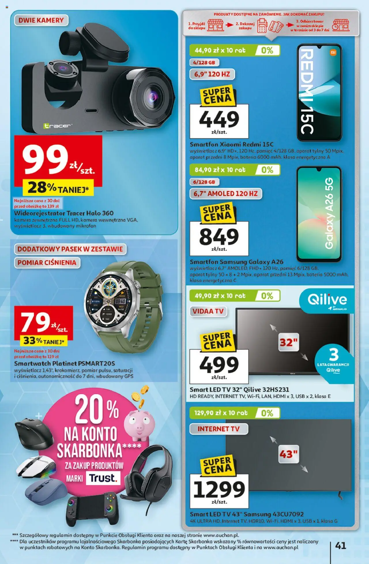 Auchan Wielkie przeboje cenowe Hipermarket Gazetka ważna od 23.10.2025 do 29.10.2025 strona 41