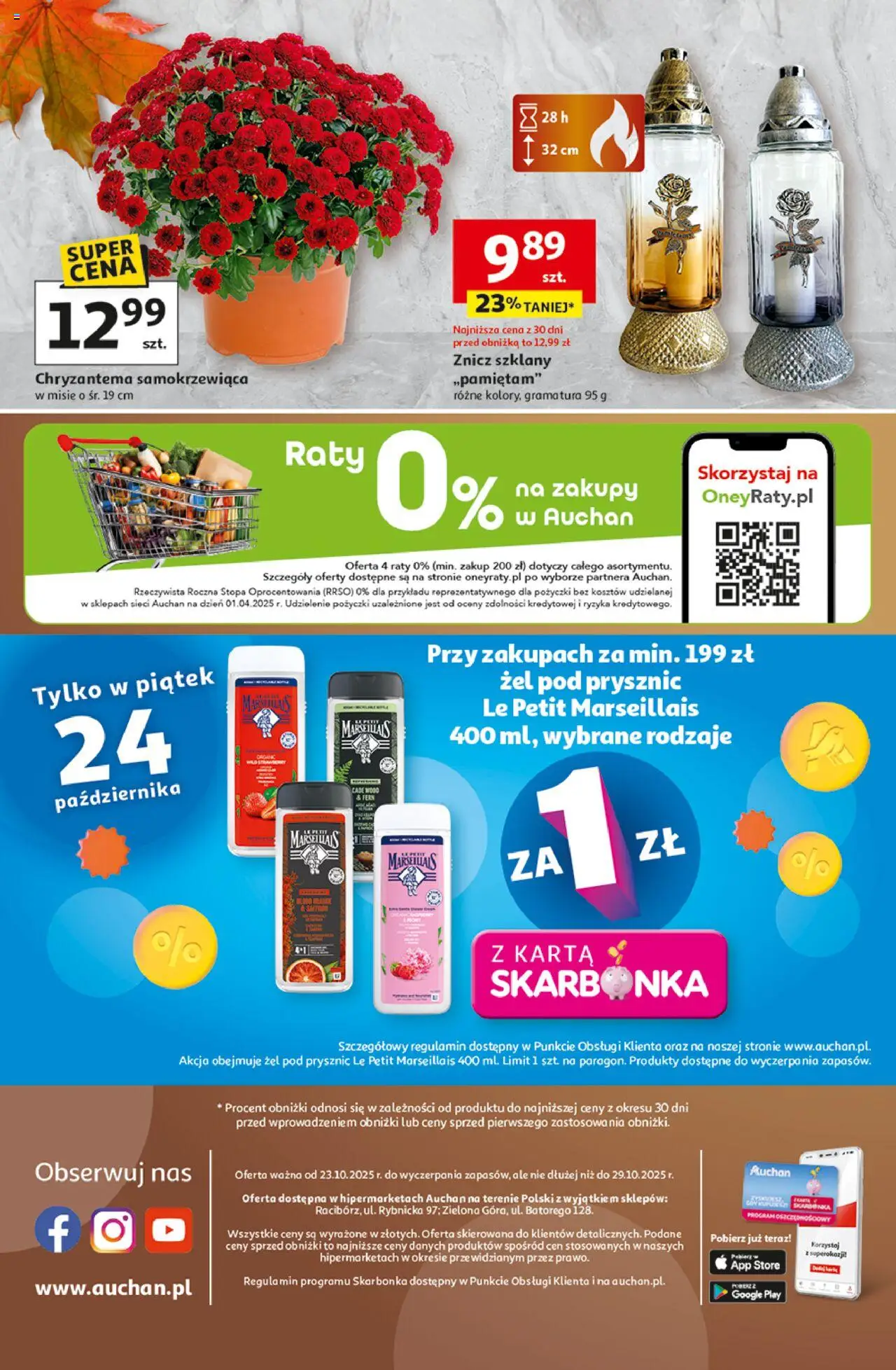 Auchan Wielkie przeboje cenowe Hipermarket Gazetka ważna od 23.10.2025 do 29.10.2025 strona 45