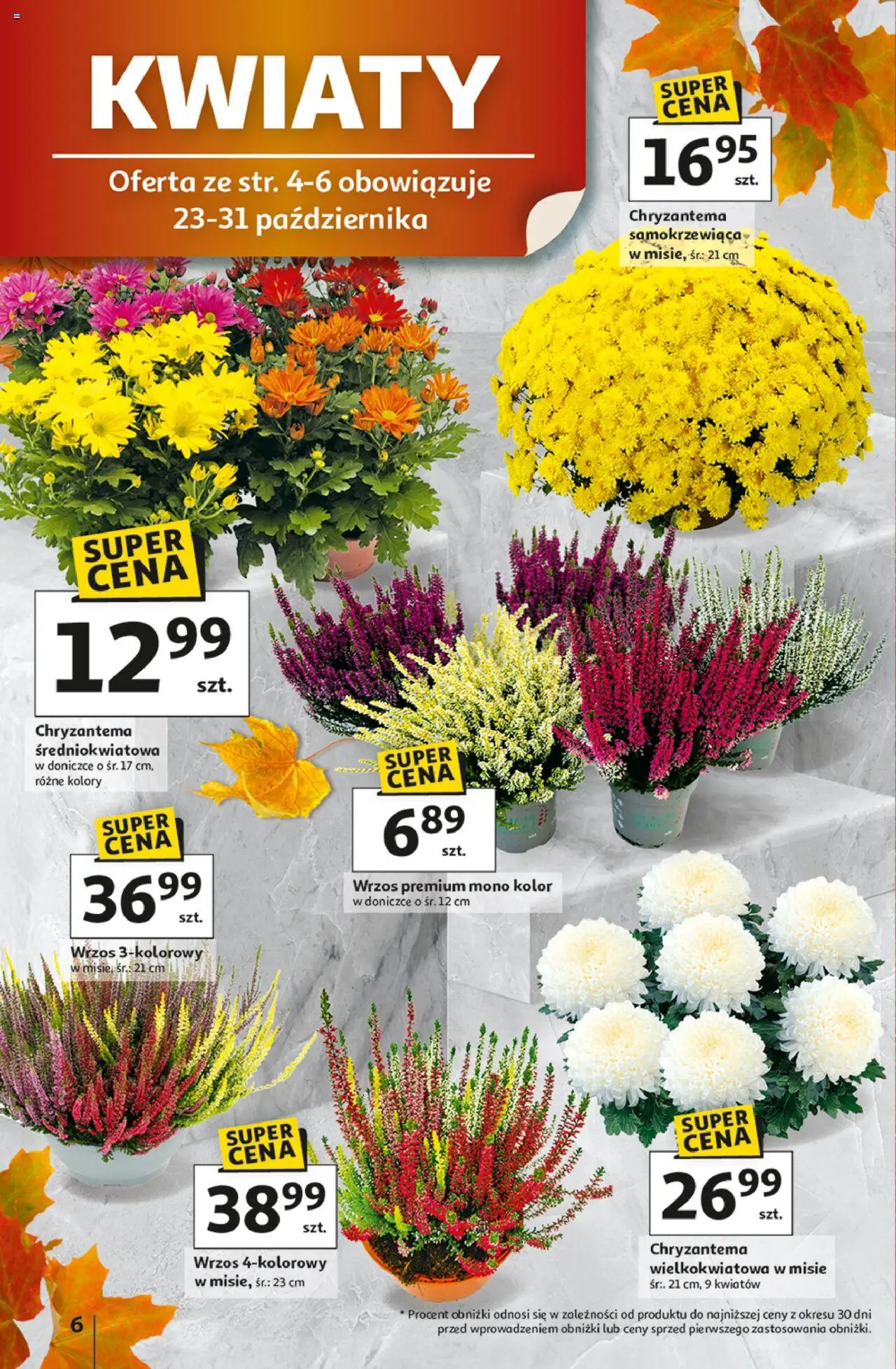 Auchan Wielkie przeboje cenowe Hipermarket Gazetka ważna od 23.10.2025 do 29.10.2025 strona 6