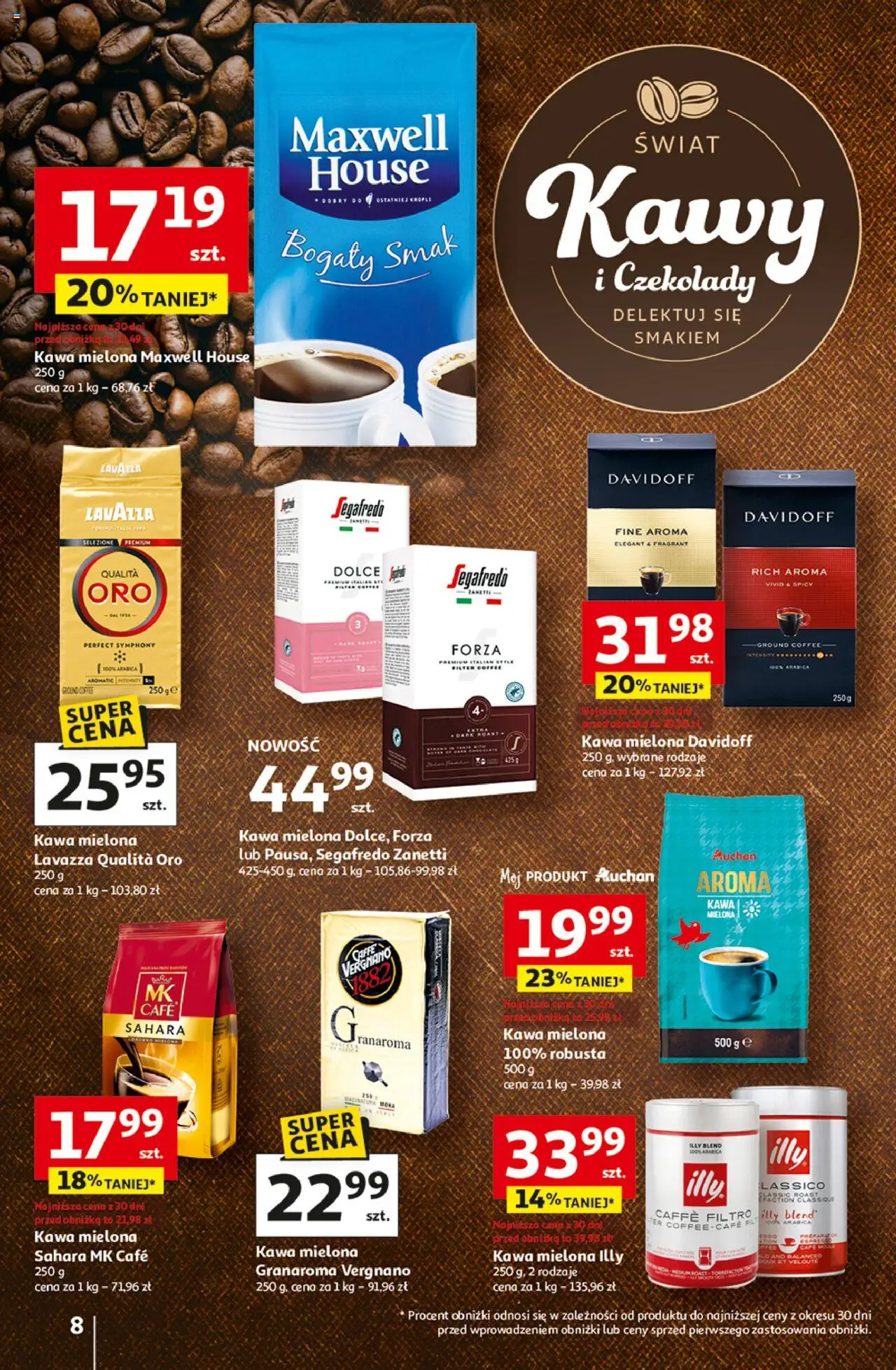 Auchan Wielkie przeboje cenowe Hipermarket Gazetka ważna od 23.10.2025 do 29.10.2025 strona 8
