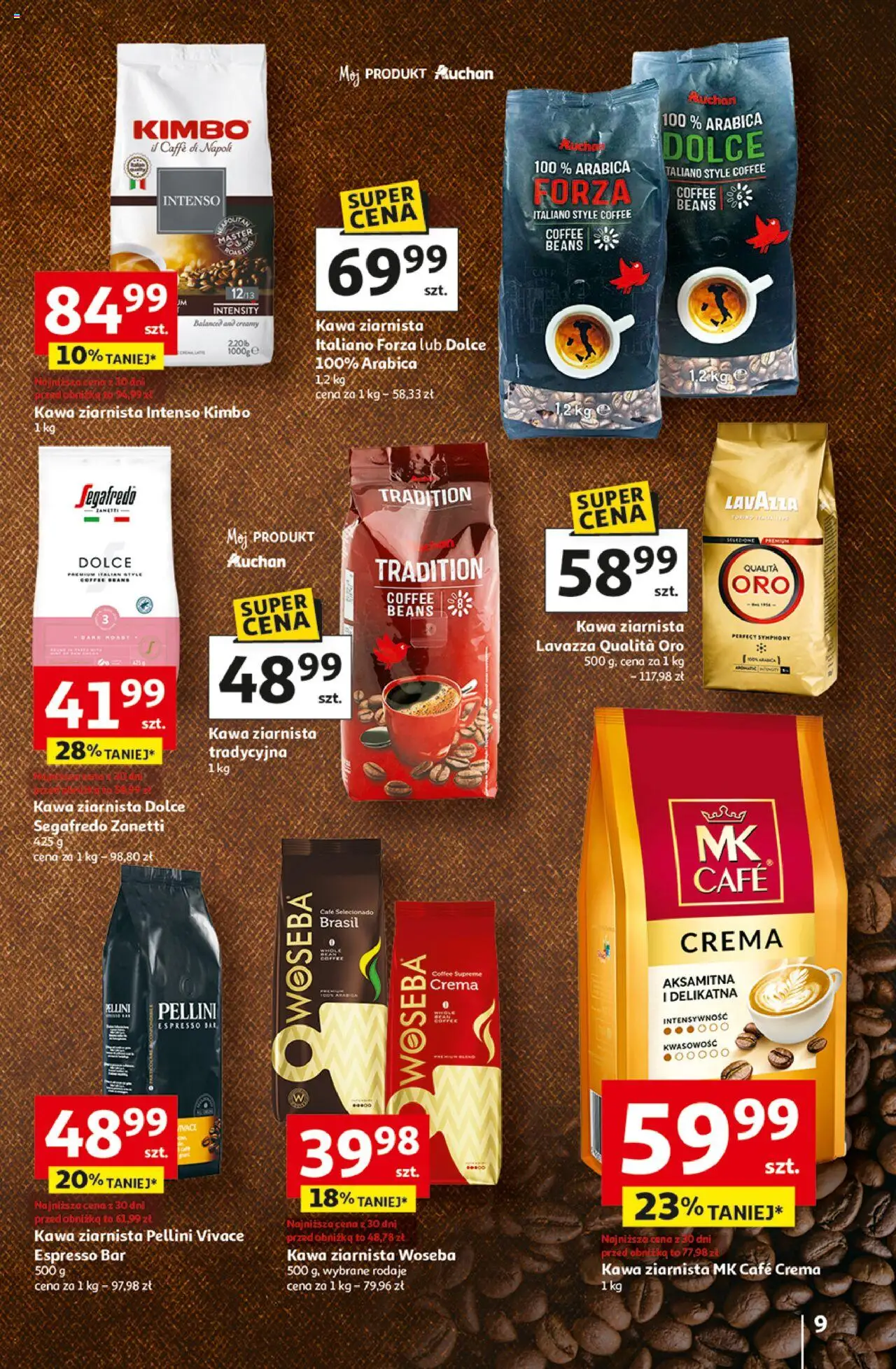 Auchan Wielkie przeboje cenowe Hipermarket Gazetka ważna od 23.10.2025 do 29.10.2025 strona 9