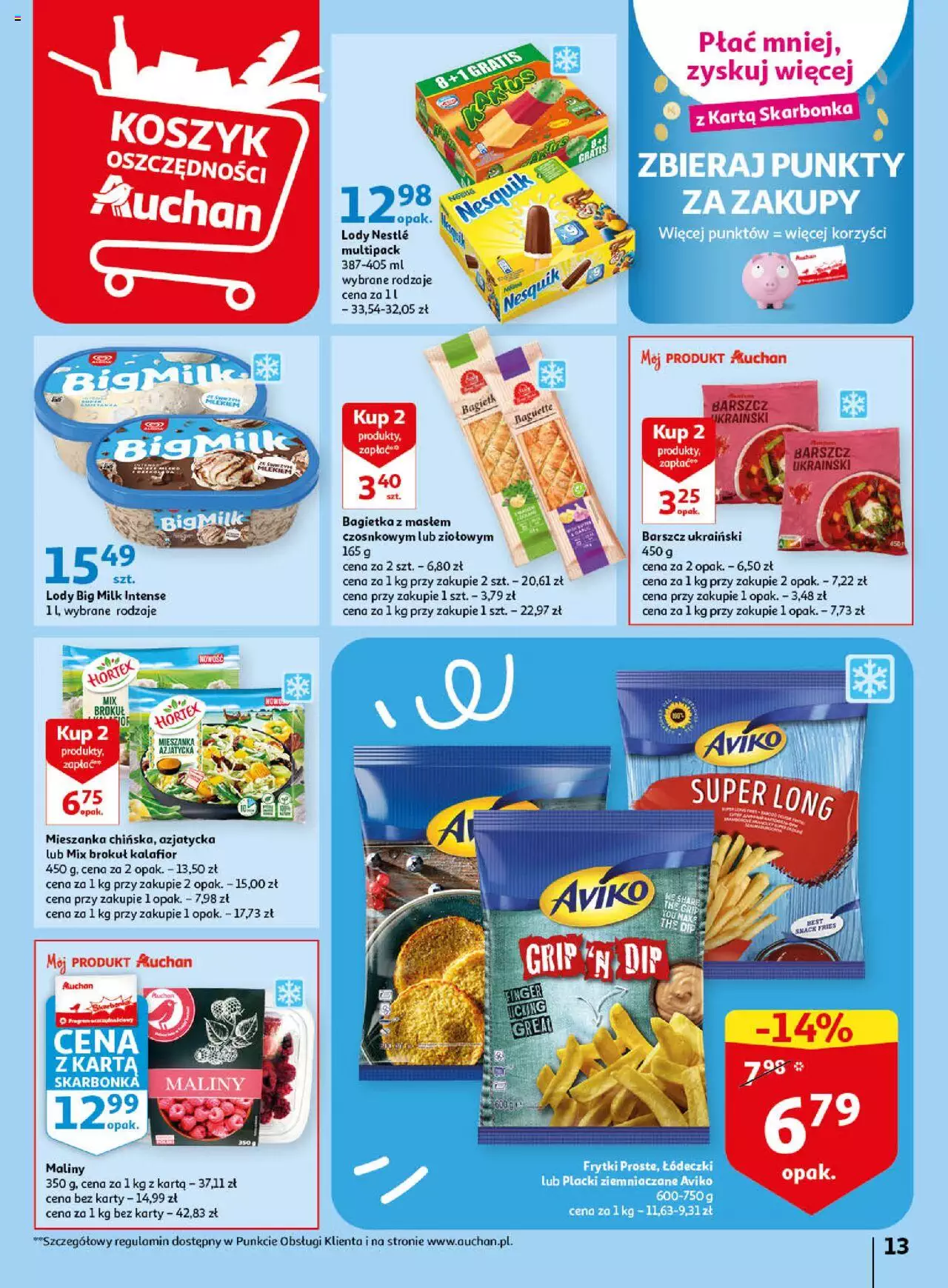 Auchan Wiosenne korzyści Hipermarket Gazetka  ważna od 20.04.2023 do 26.04.2023 strona 13
