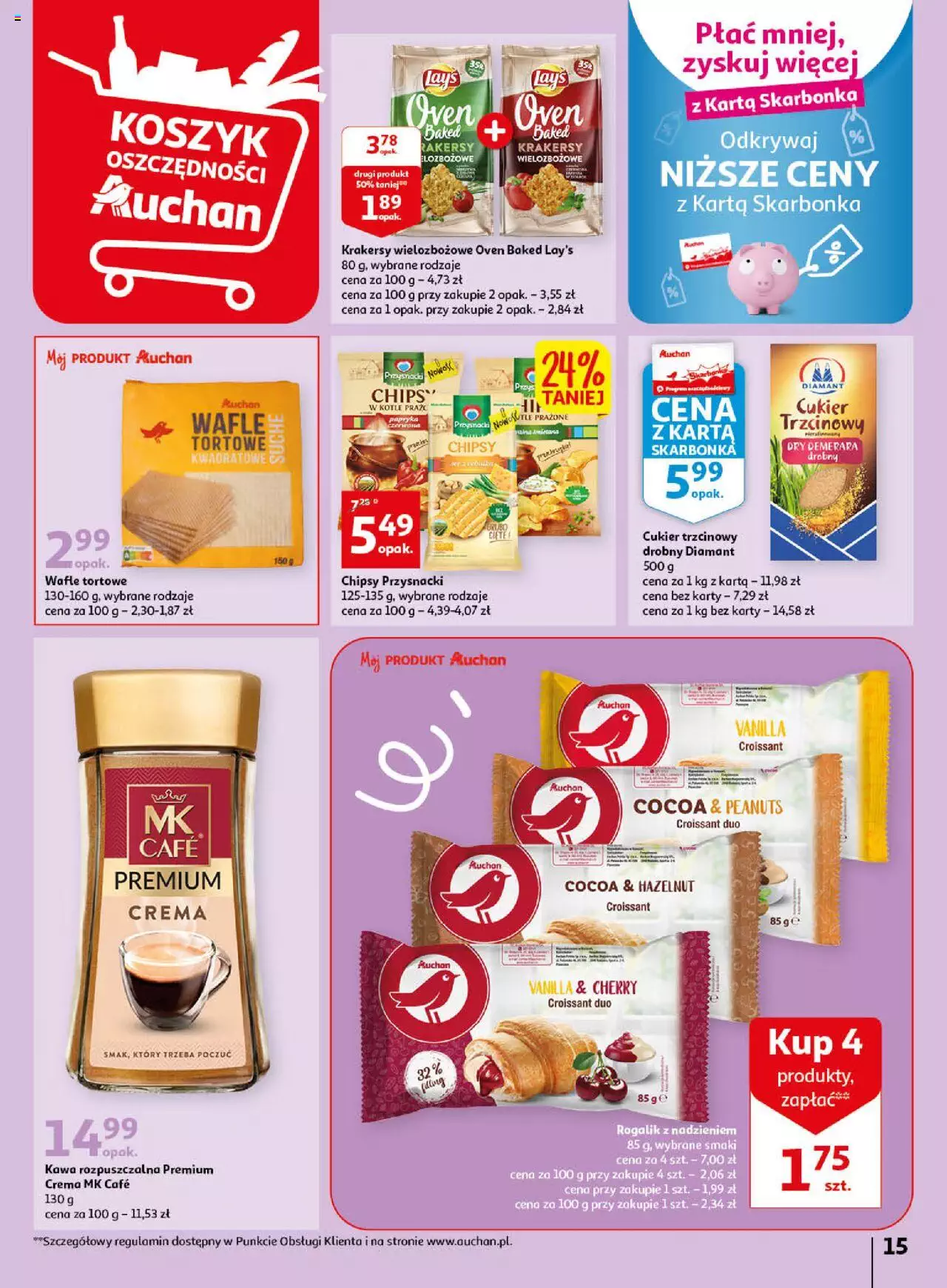 Auchan Wiosenne korzyści Hipermarket Gazetka  ważna od 20.04.2023 do 26.04.2023 strona 15