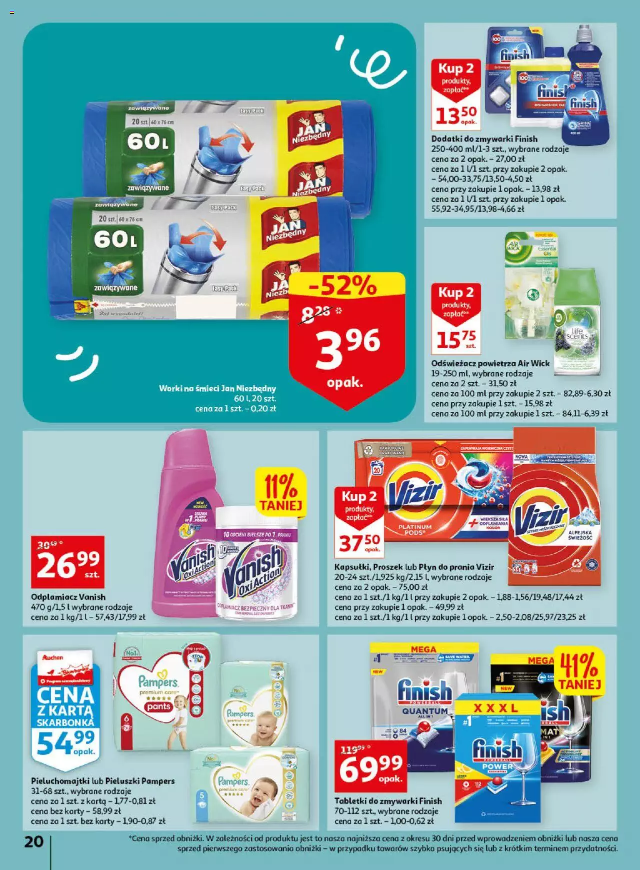 Auchan Wiosenne korzyści Hipermarket Gazetka  ważna od 20.04.2023 do 26.04.2023 strona 20