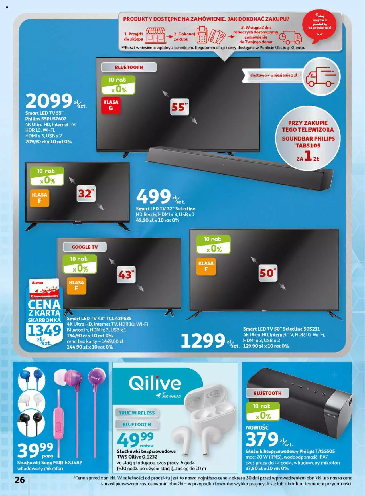 Auchan Wiosenne korzyści Hipermarket Gazetka  ważna od 20.04.2023 do 26.04.2023 strona 26