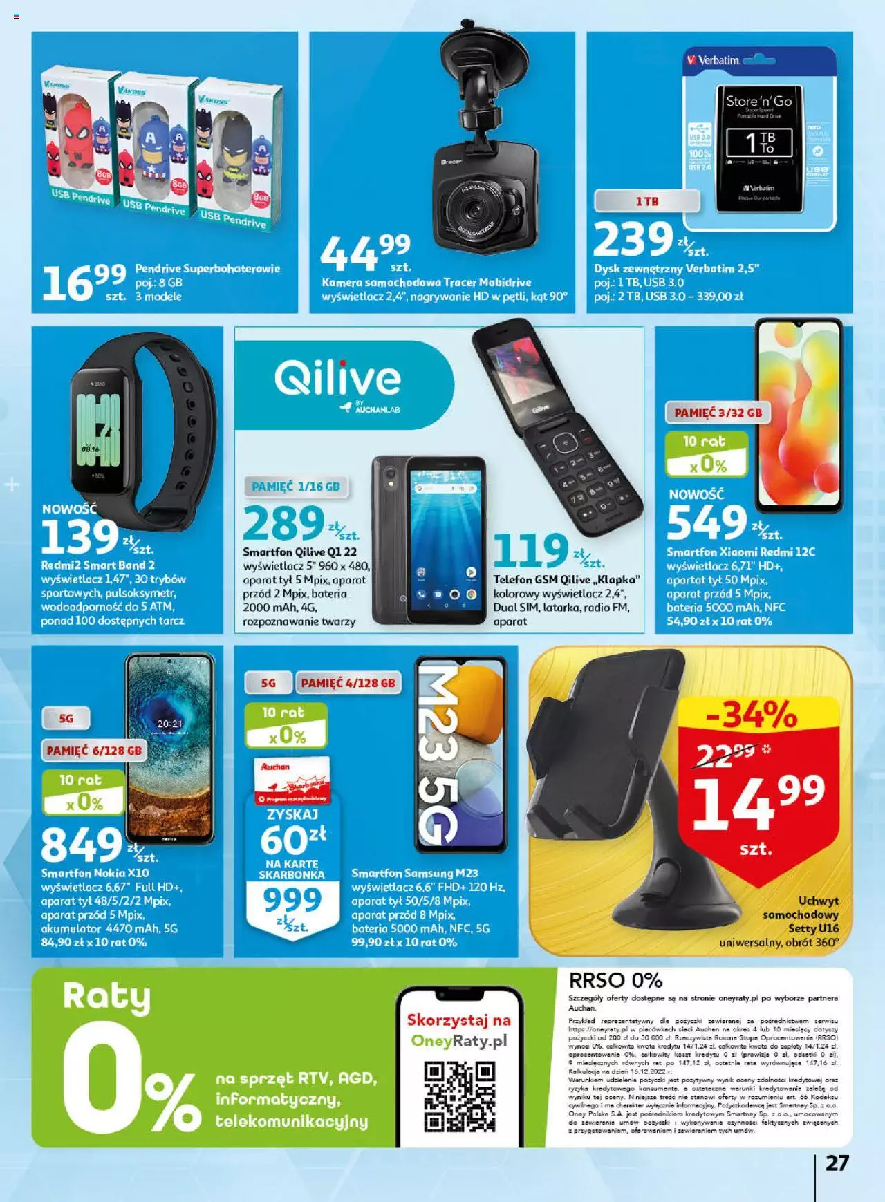 Auchan Wiosenne korzyści Hipermarket Gazetka  ważna od 20.04.2023 do 26.04.2023 strona 27