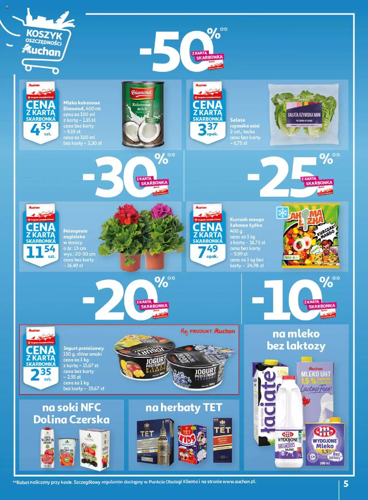 Auchan Wiosenne korzyści Hipermarket Gazetka  ważna od 20.04.2023 do 26.04.2023 strona 5