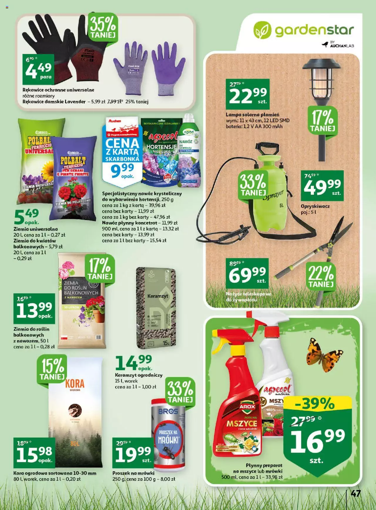 Auchan Wiosenne korzyści Hipermarket Gazetka  ważna od 20.04.2023 do 26.04.2023 strona 47