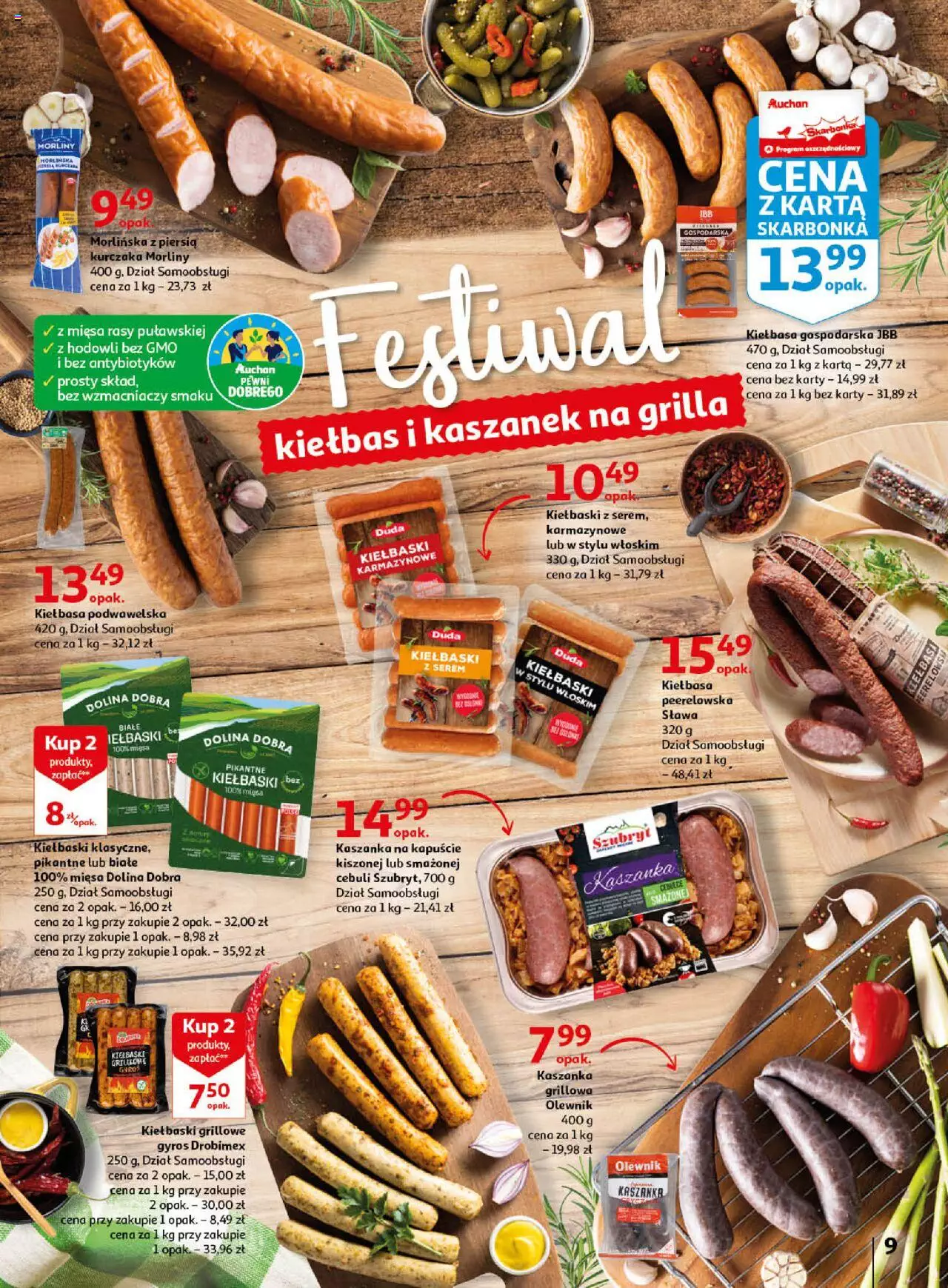Auchan Wiosenne korzyści Hipermarket Gazetka  ważna od 20.04.2023 do 26.04.2023 strona 9