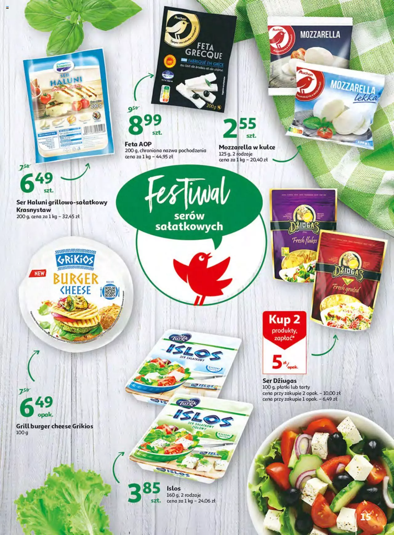 Auchan Włoska kuchnia jest w cenie Hipermarkety gazetka ważna  od  05.05.2022 do  11.05.2022 strona 15