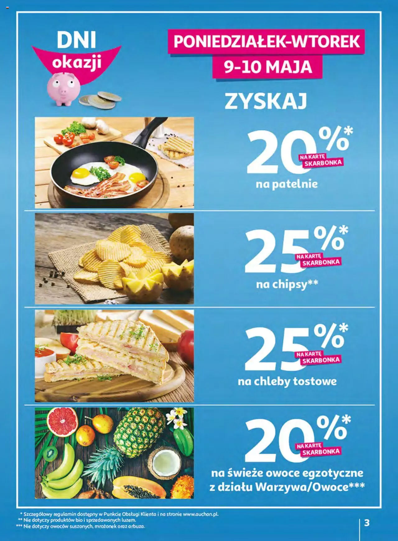 Auchan Włoska kuchnia jest w cenie Hipermarkety gazetka ważna  od  05.05.2022 do  11.05.2022 strona 3