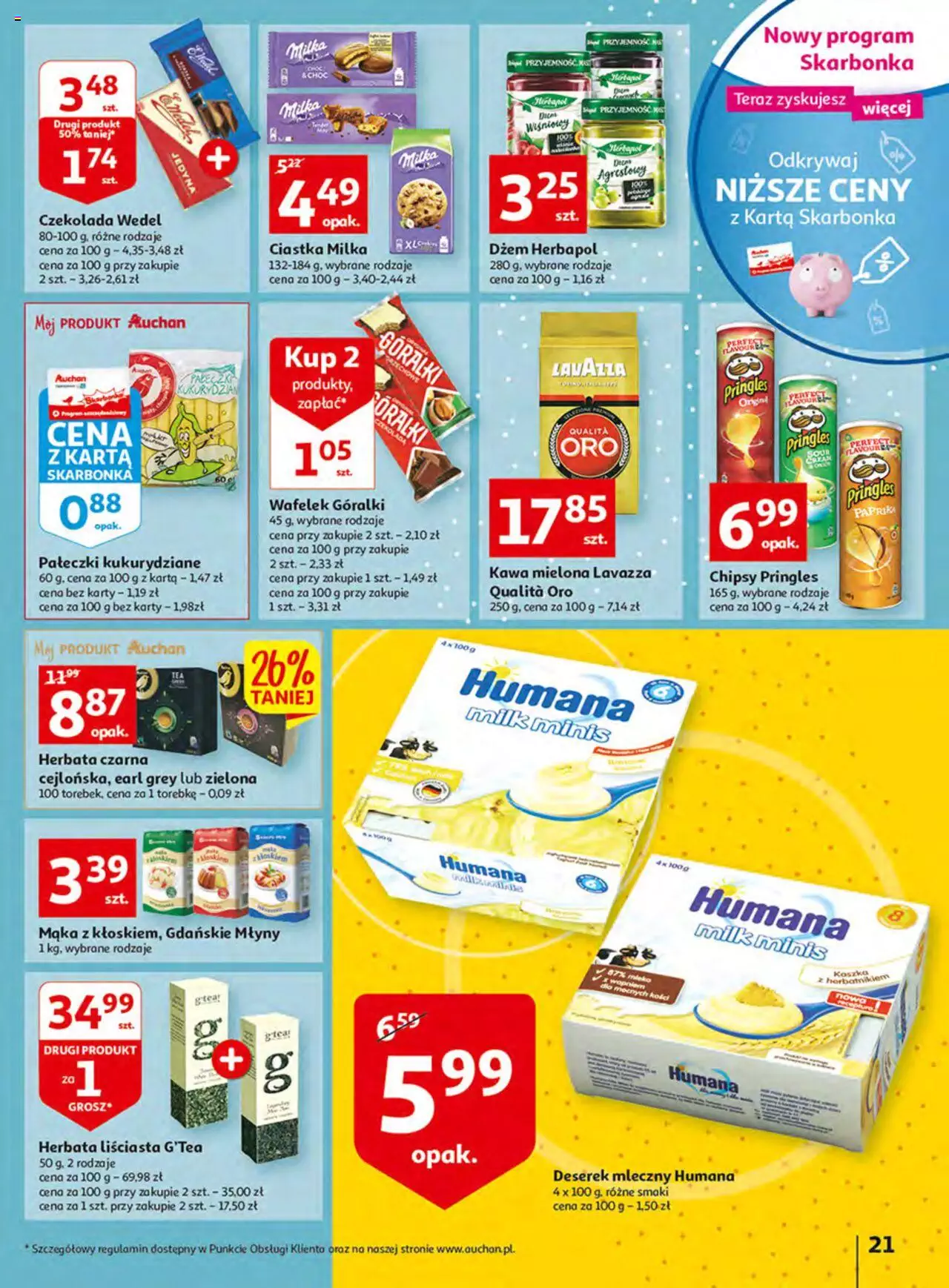 Auchan Włoska kuchnia jest w cenie Hipermarkety gazetka ważna  od  05.05.2022 do  11.05.2022 strona 21