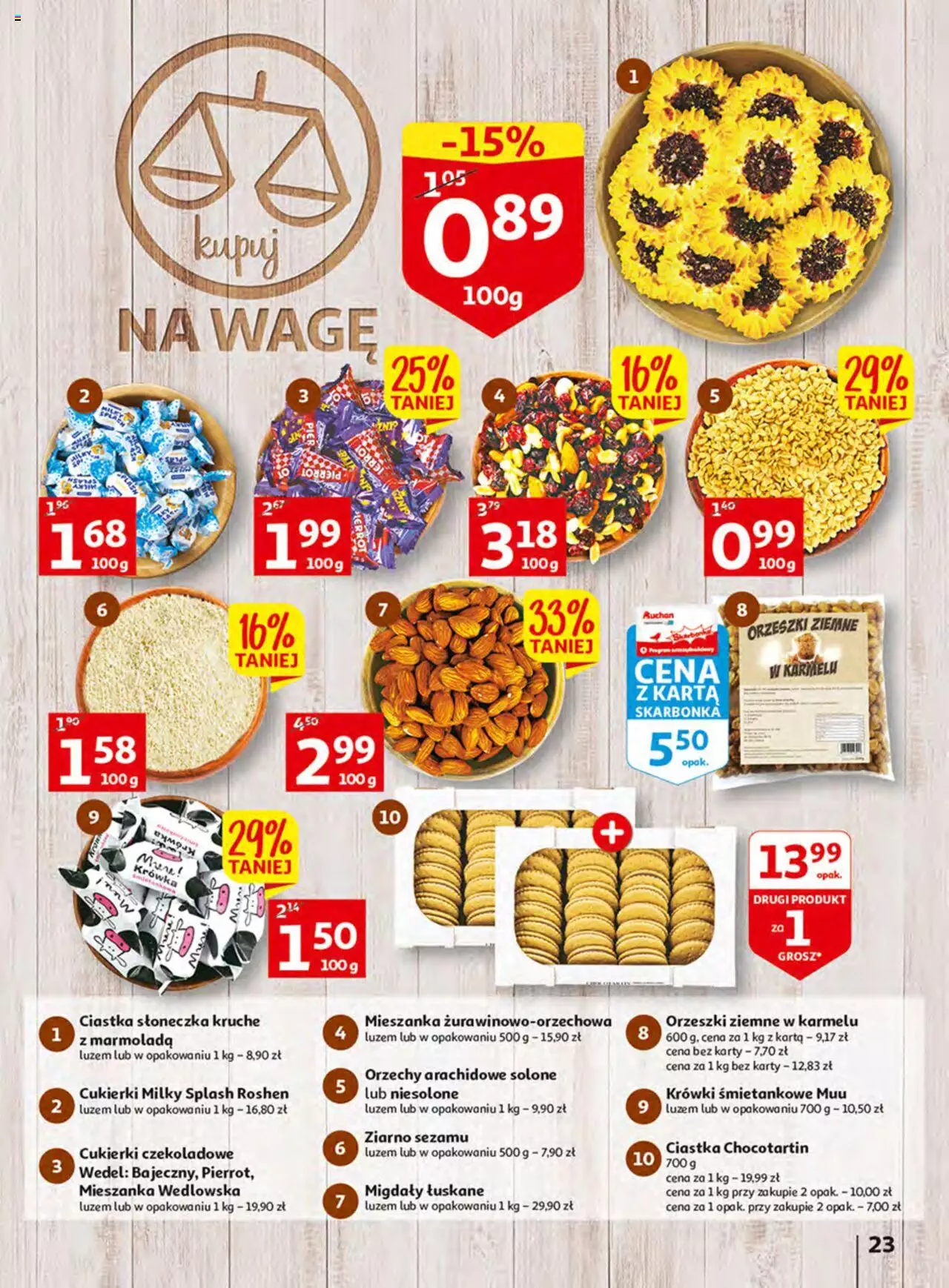 Auchan Włoska kuchnia jest w cenie Hipermarkety gazetka ważna  od  05.05.2022 do  11.05.2022 strona 23