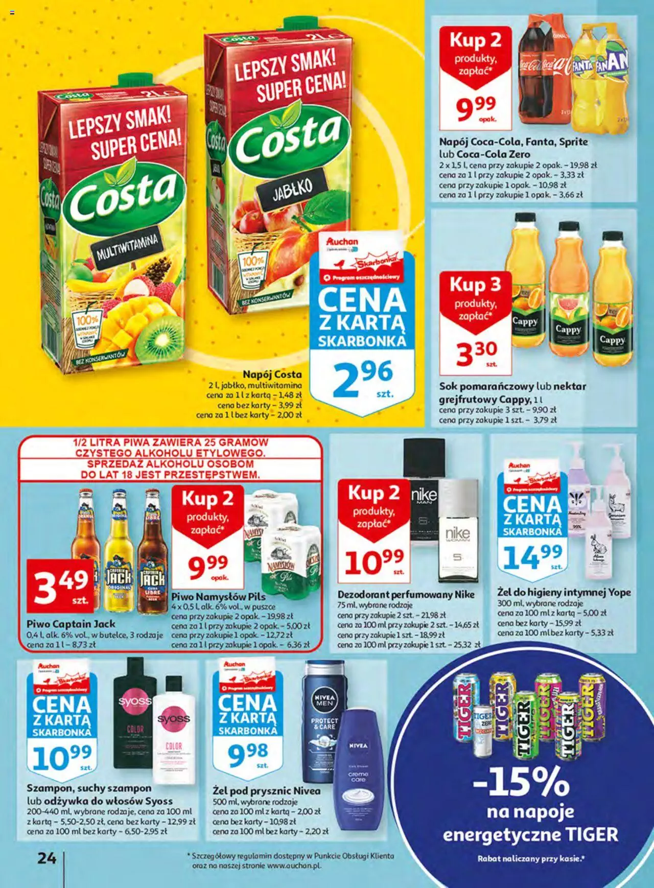 Auchan Włoska kuchnia jest w cenie Hipermarkety gazetka ważna  od  05.05.2022 do  11.05.2022 strona 24