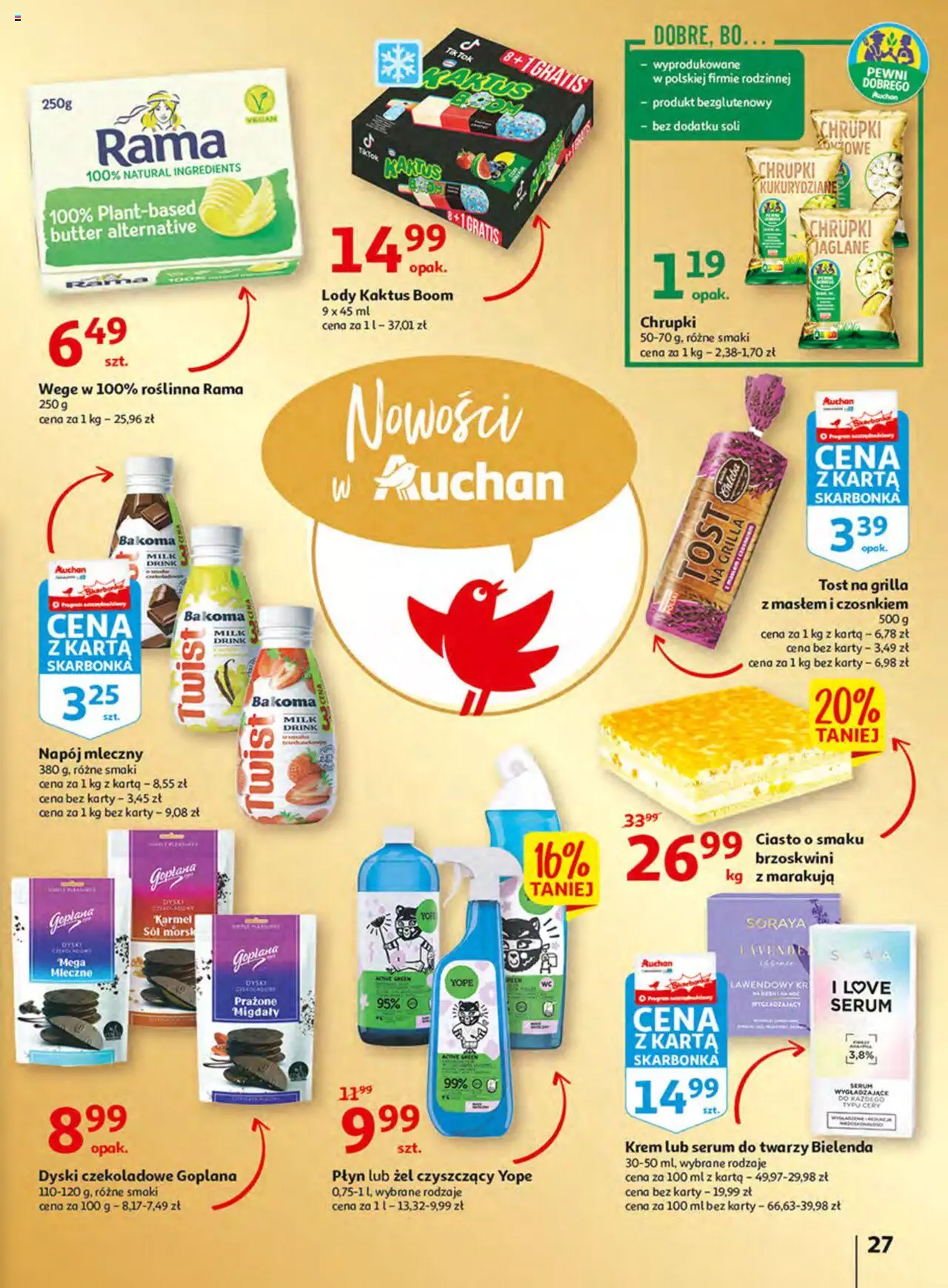 Auchan Włoska kuchnia jest w cenie Hipermarkety gazetka ważna  od  05.05.2022 do  11.05.2022 strona 27