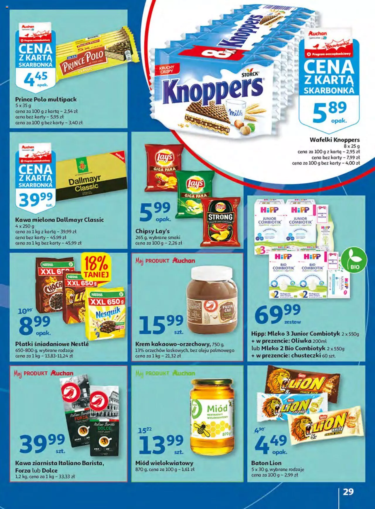 Auchan Włoska kuchnia jest w cenie Hipermarkety gazetka ważna  od  05.05.2022 do  11.05.2022 strona 29