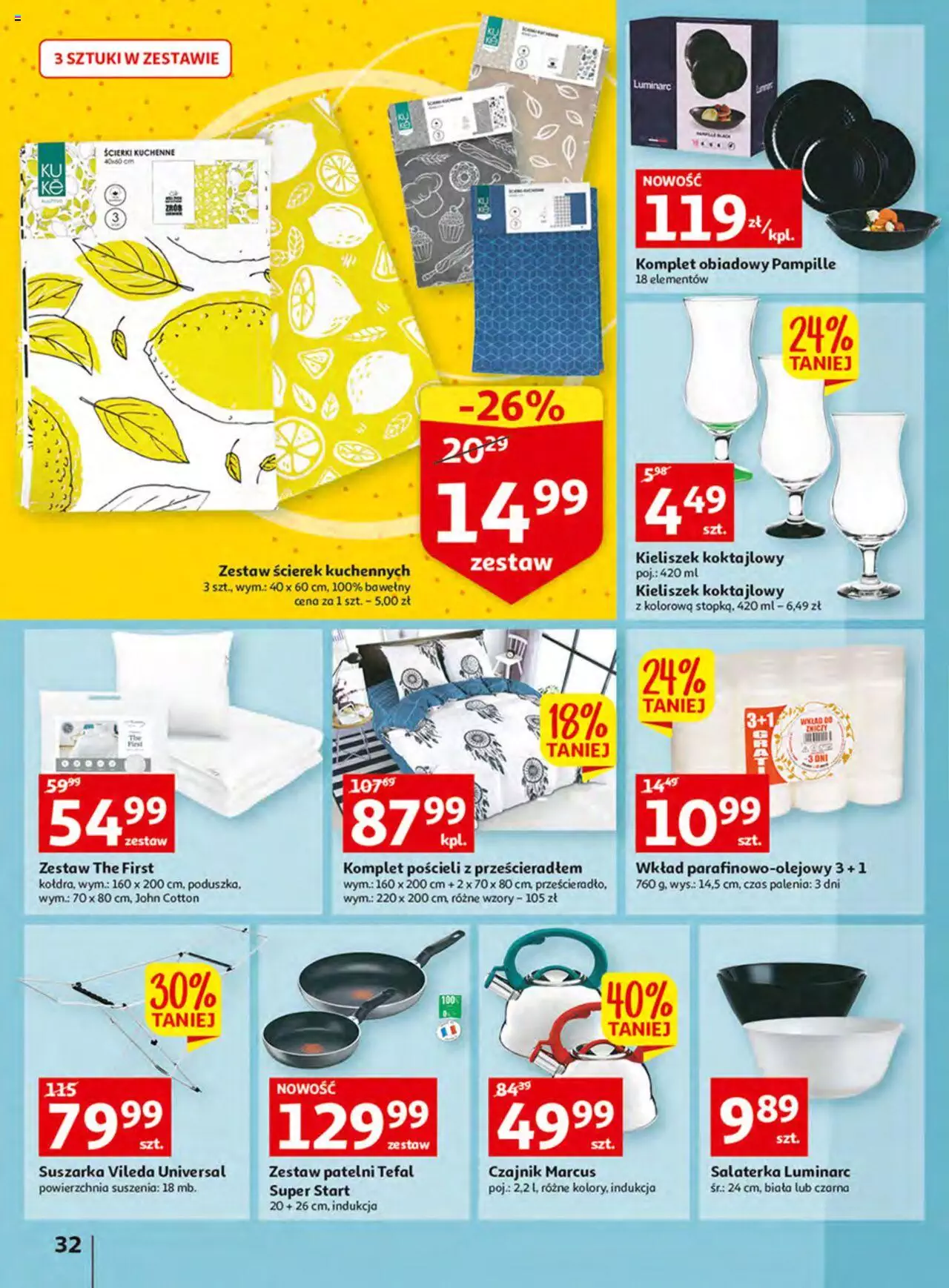 Auchan Włoska kuchnia jest w cenie Hipermarkety gazetka ważna  od  05.05.2022 do  11.05.2022 strona 32