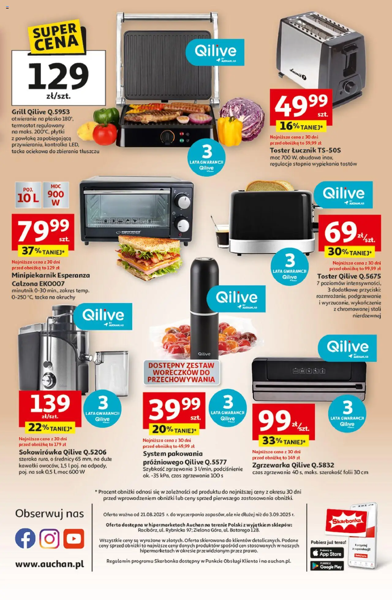 Auchan Wznosimy śniadania na wyższy poziom Hipermarket  Gazetka ważna od  21.08.2025 do 03.09.2025 strona 2