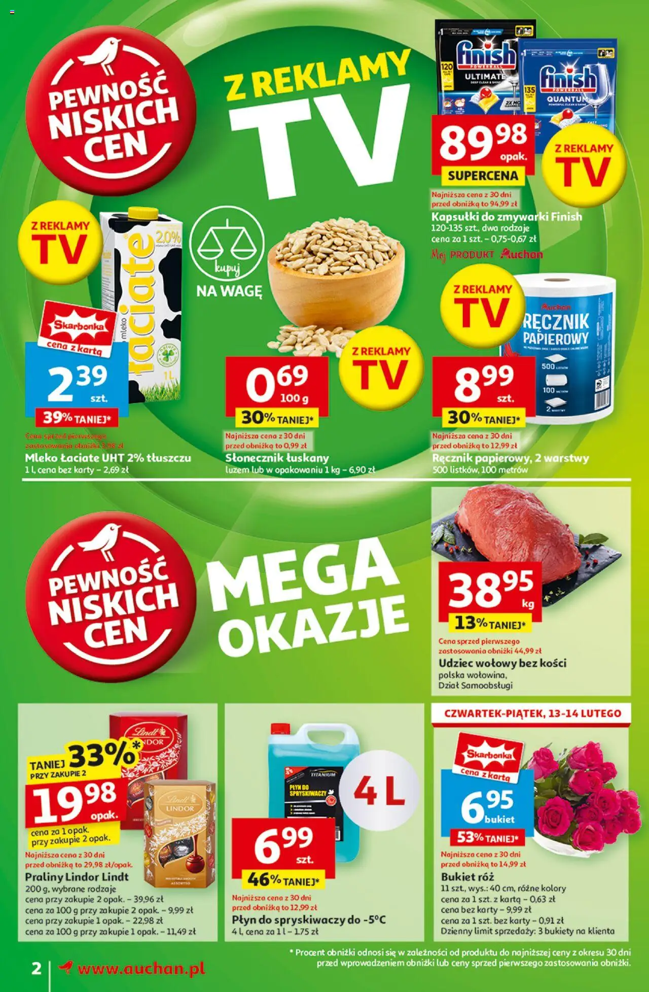 Auchan Z Małą Cenką Dźwigniesz Gazetka ważna od 13.02.2025 do 19.02.2025 strona 2