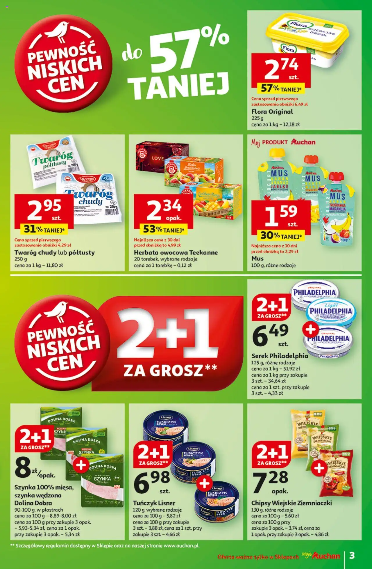 Auchan Z Małą Cenką Dźwigniesz Gazetka ważna od 13.02.2025 do 19.02.2025 strona 3